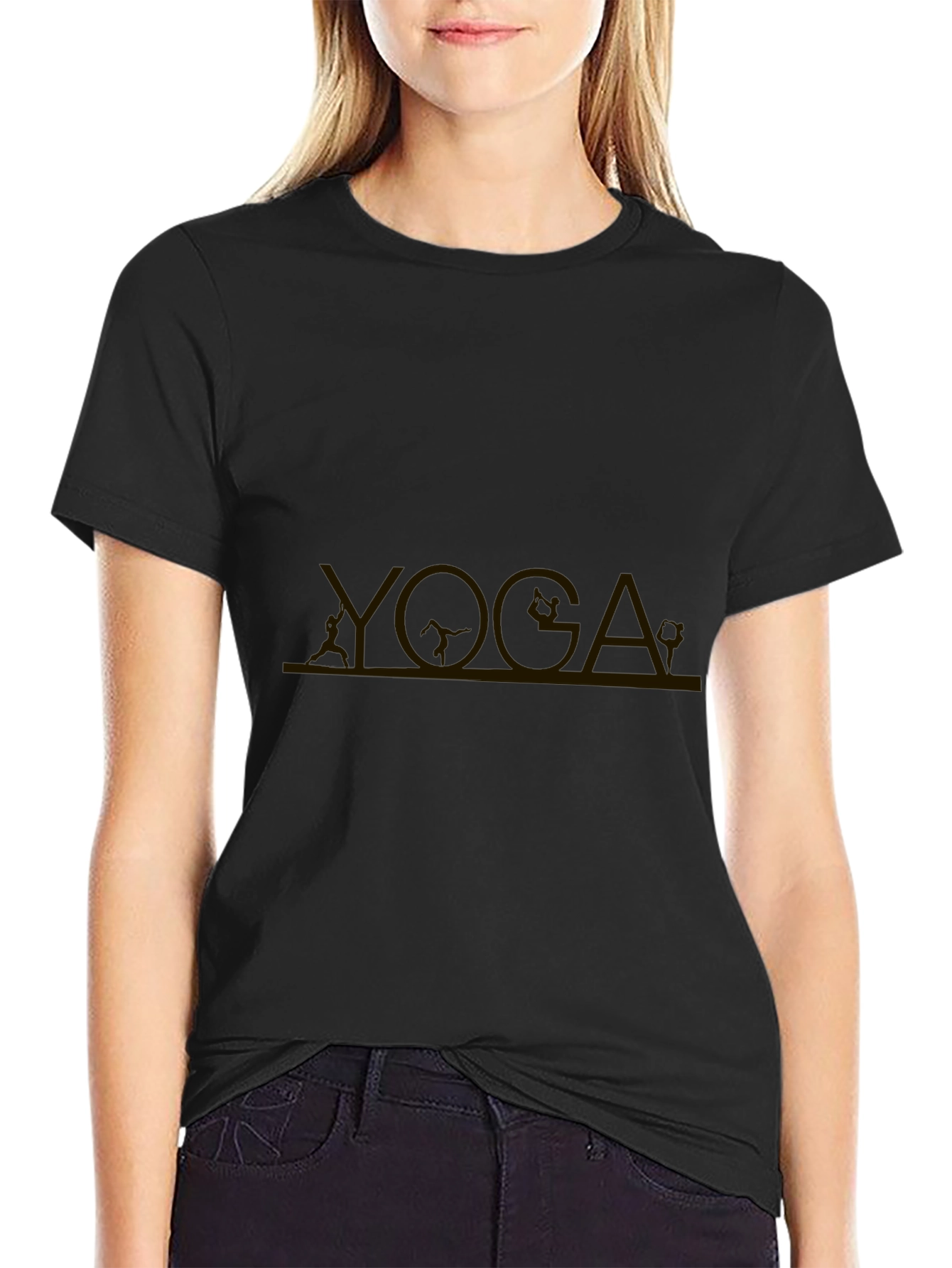 Yoga Graphic Tee - Mens Black T-Shirt