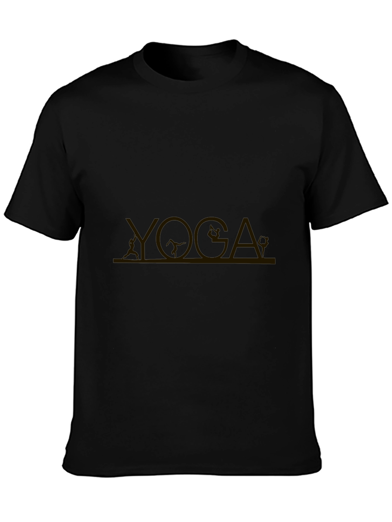 Yoga Graphic Tee - Mens Black T-Shirt