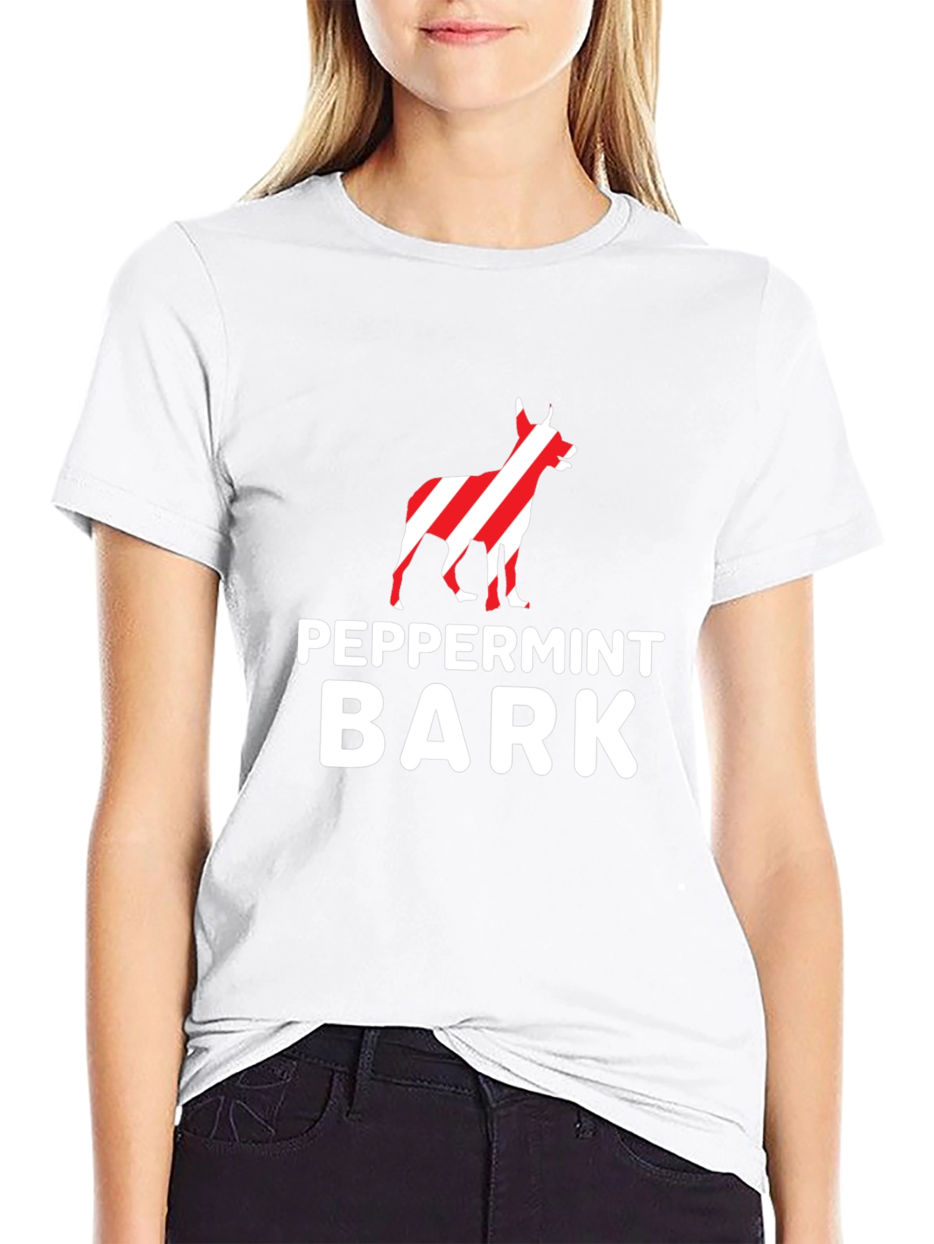 Peppermint Bark Dog Graphic T-Shirt
