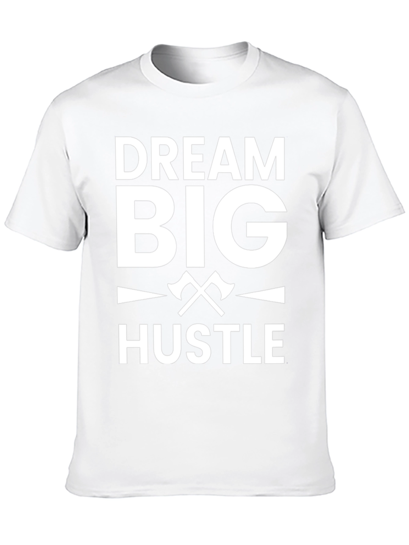 Dream Big Hustle Black Graphic T-Shirt