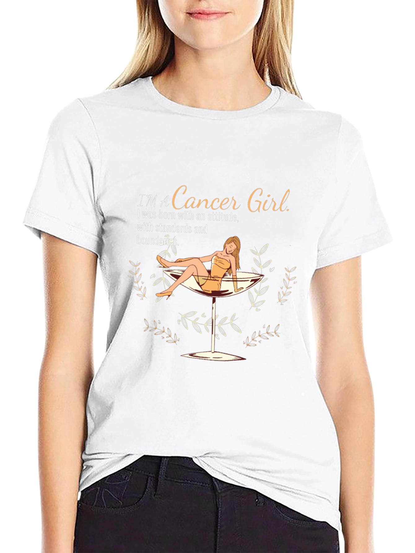Cancer Girl Zodiac T-Shirt - Attitude & Boundaries