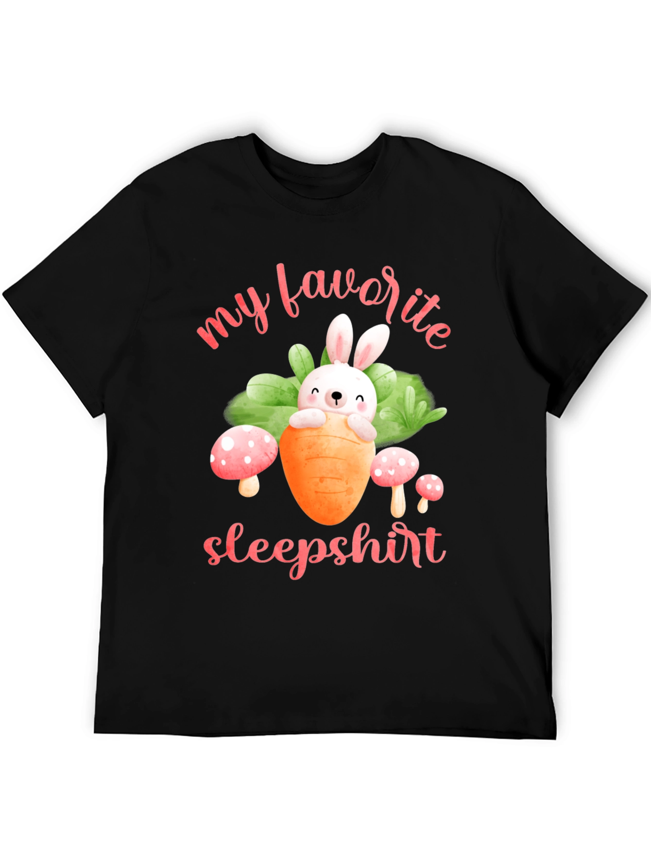 Cute Bunny Carrot Sleepshirt T-Shirt
