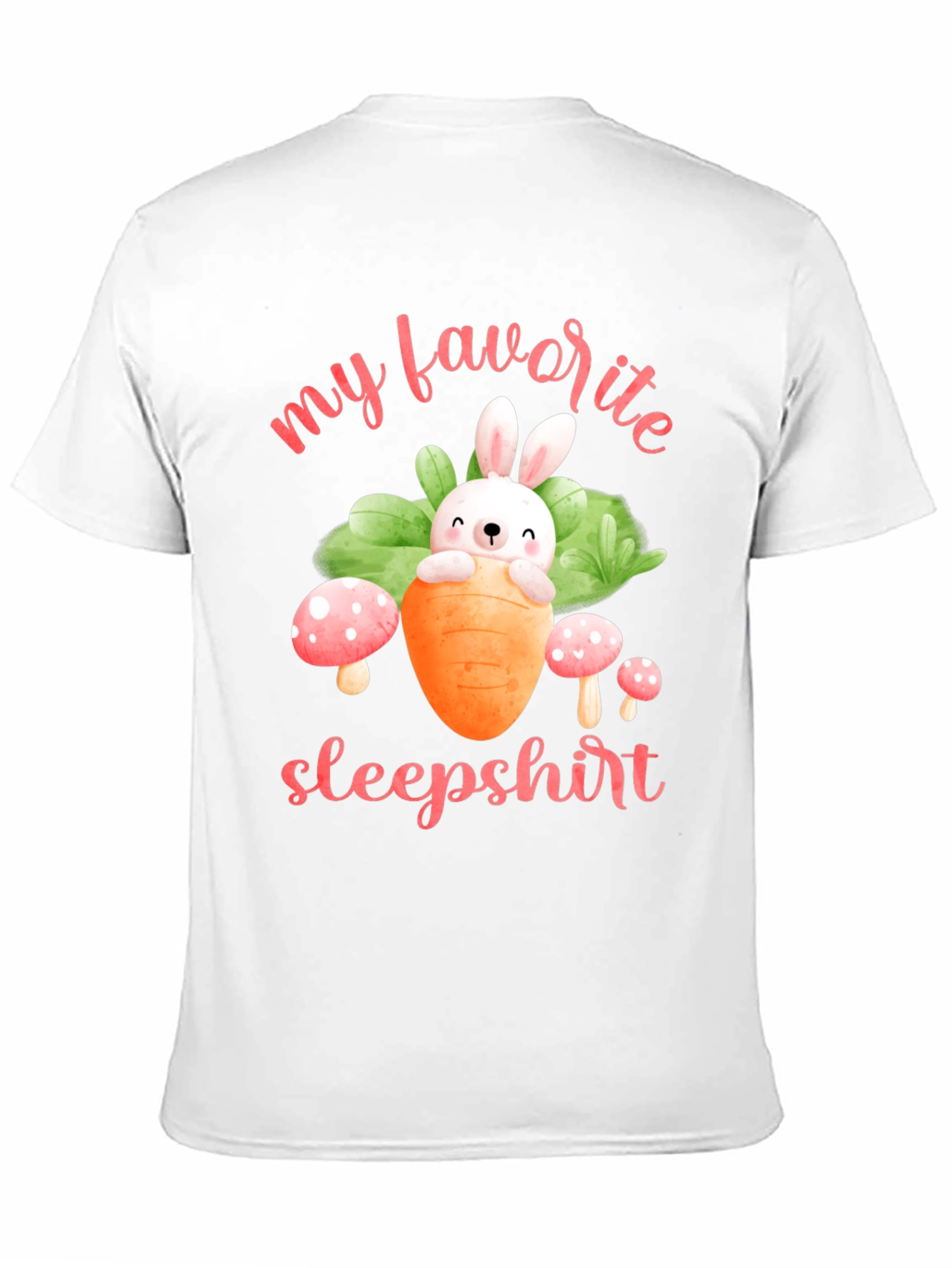 Cute Bunny Carrot Sleepshirt T-Shirt