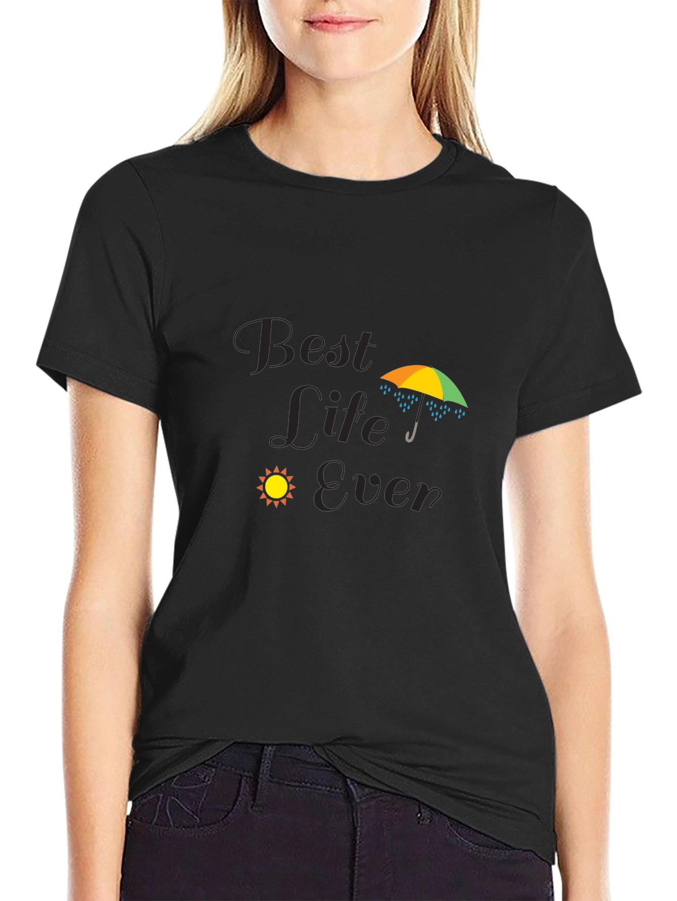Best Life Ever Black T-Shirt