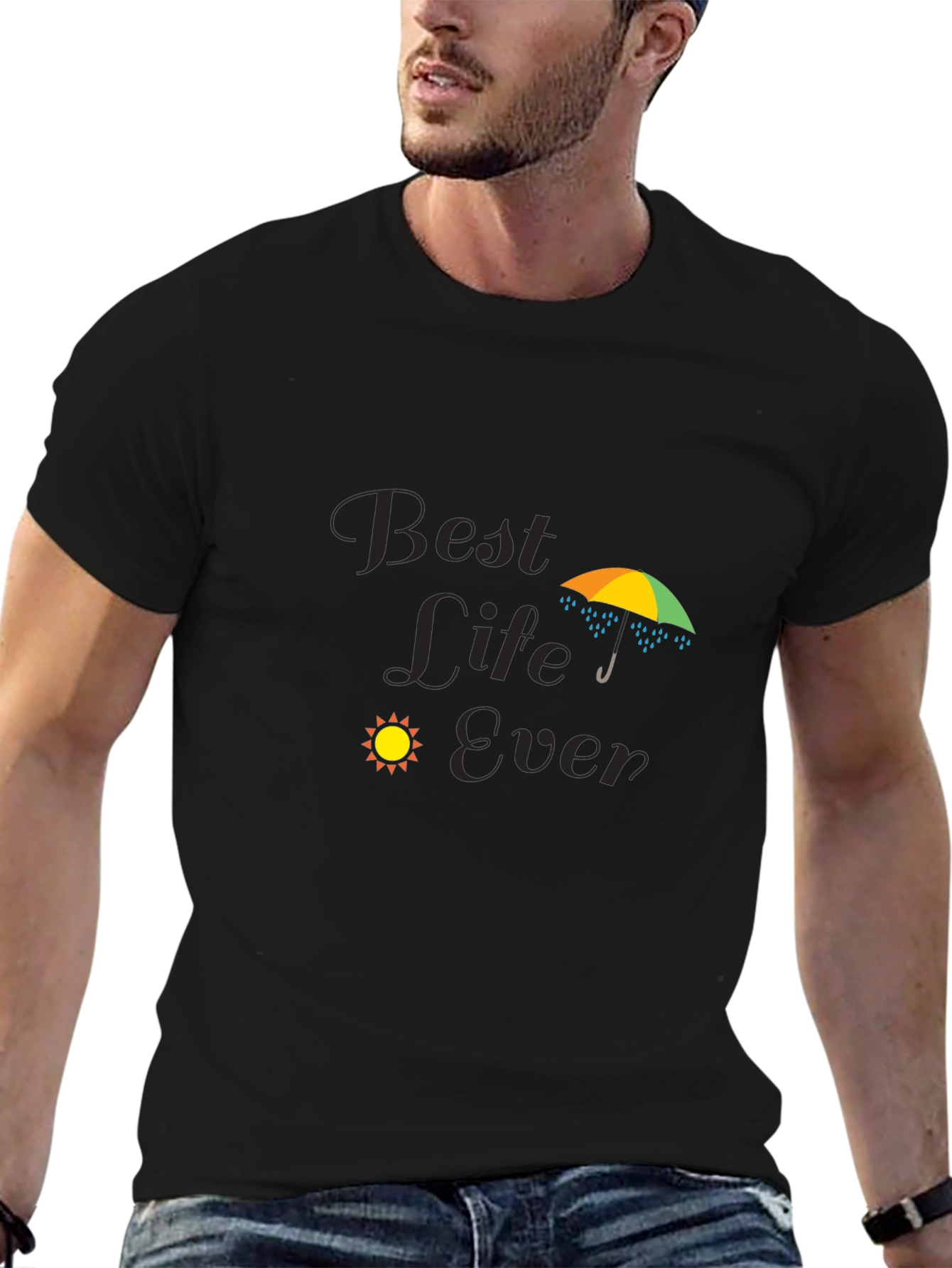 Best Life Ever Black T-Shirt