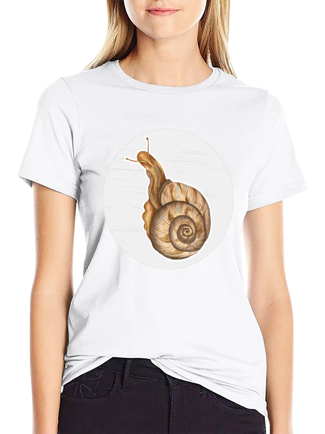 Snail Graphic Tee - Unique Nature Design