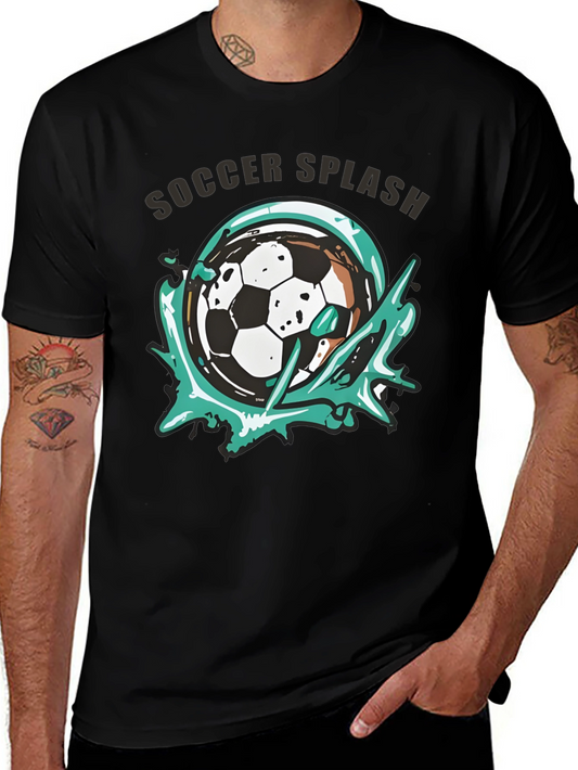 Soccer Splash T-Shirt - Stylish Graphic Tee for Soccer Fans