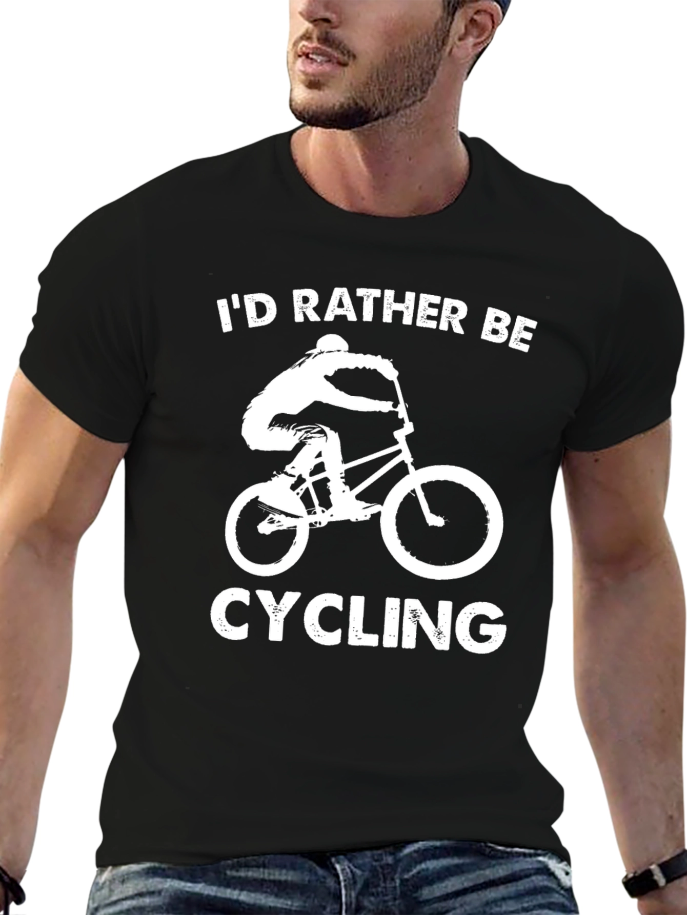 Cycling Enthusiast T-Shirt: Id Rather Be Cycling