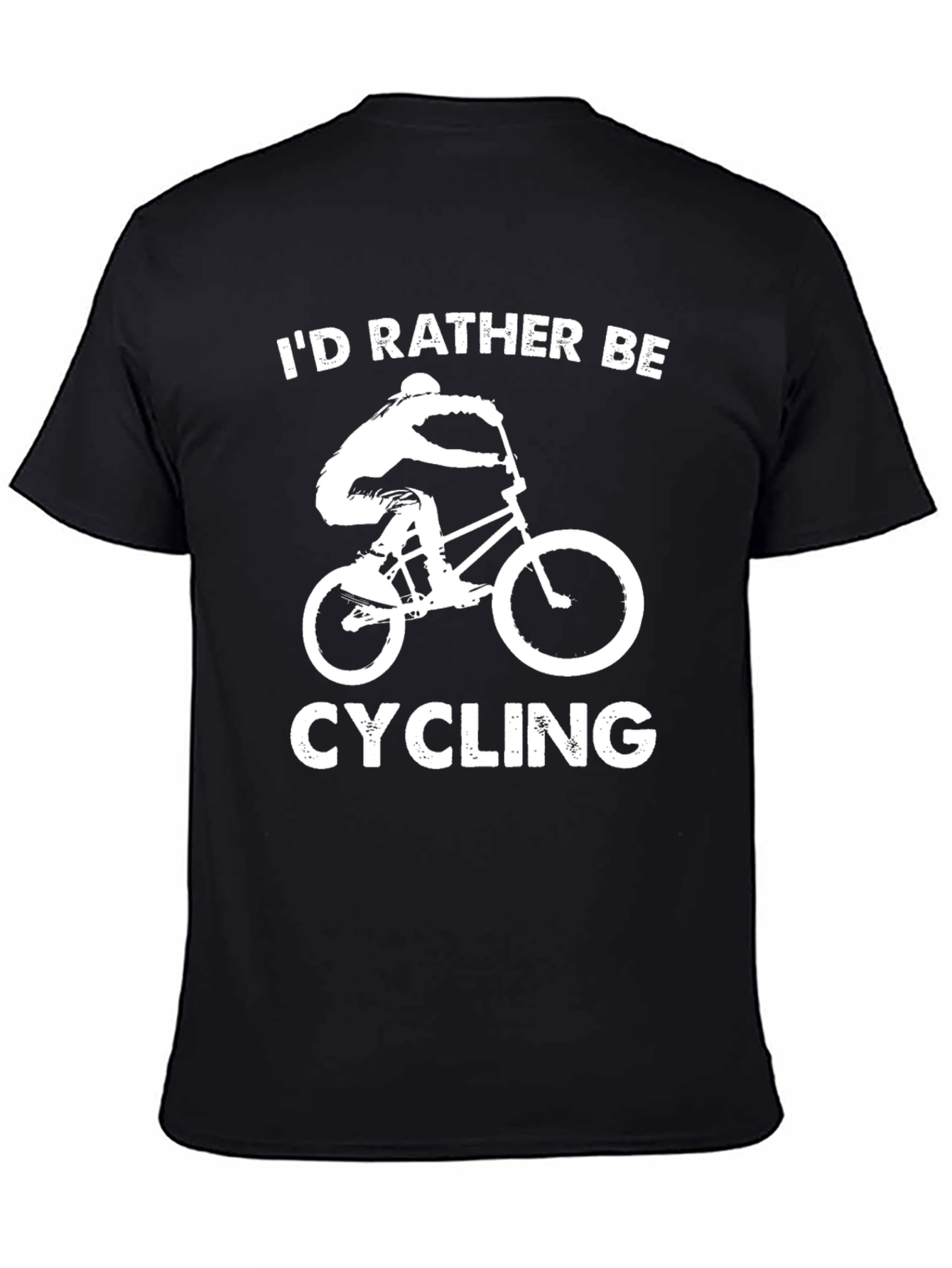 Cycling Enthusiast T-Shirt: Id Rather Be Cycling