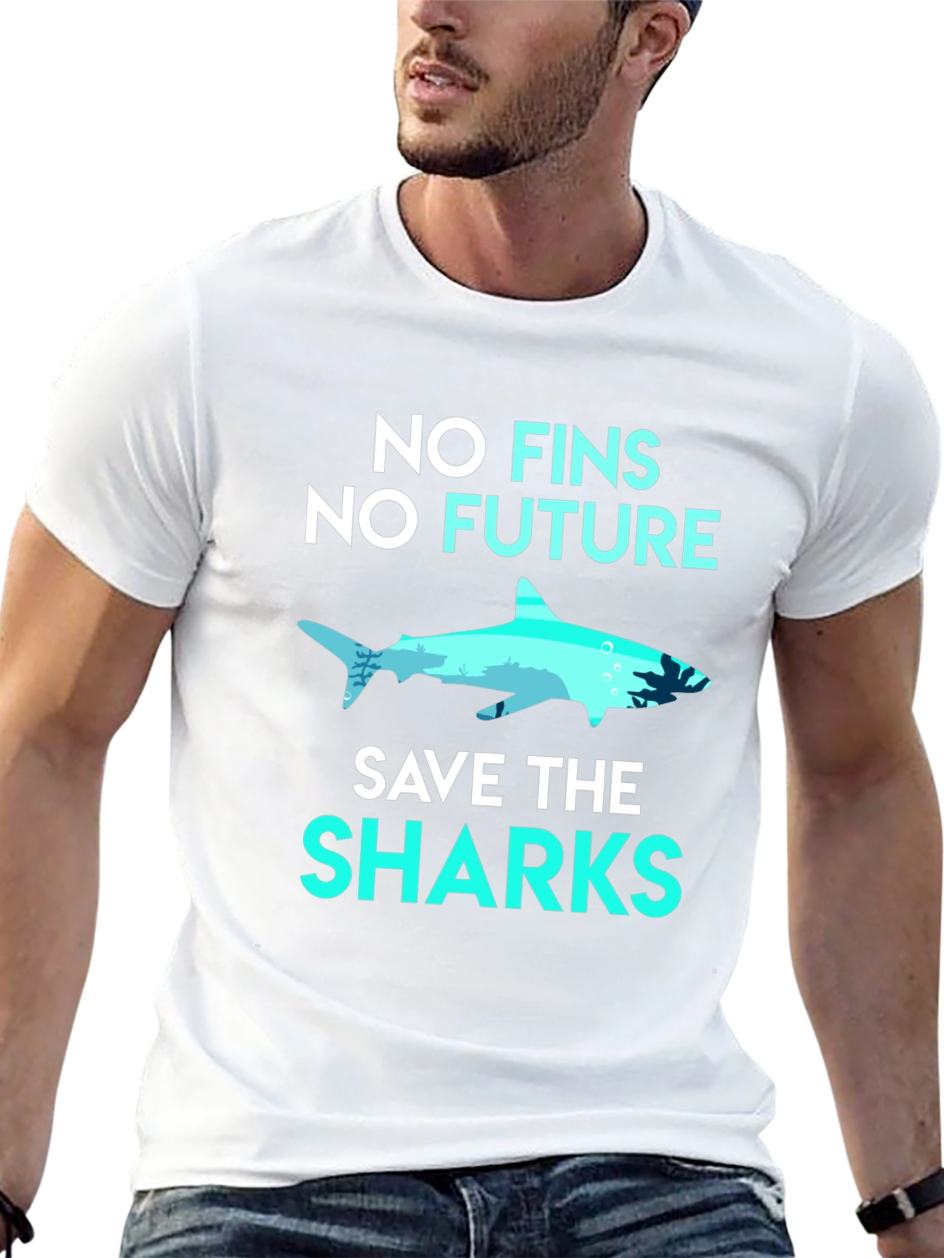 Save the Sharks Graphic T-Shirt