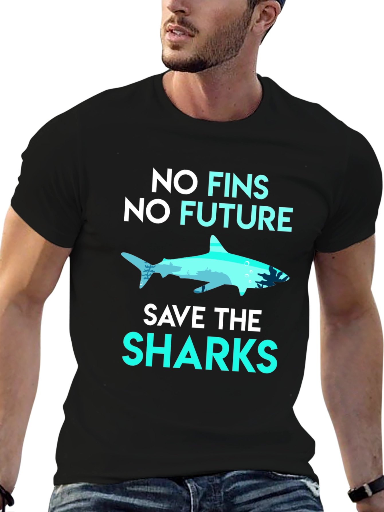 Save the Sharks Graphic T-Shirt