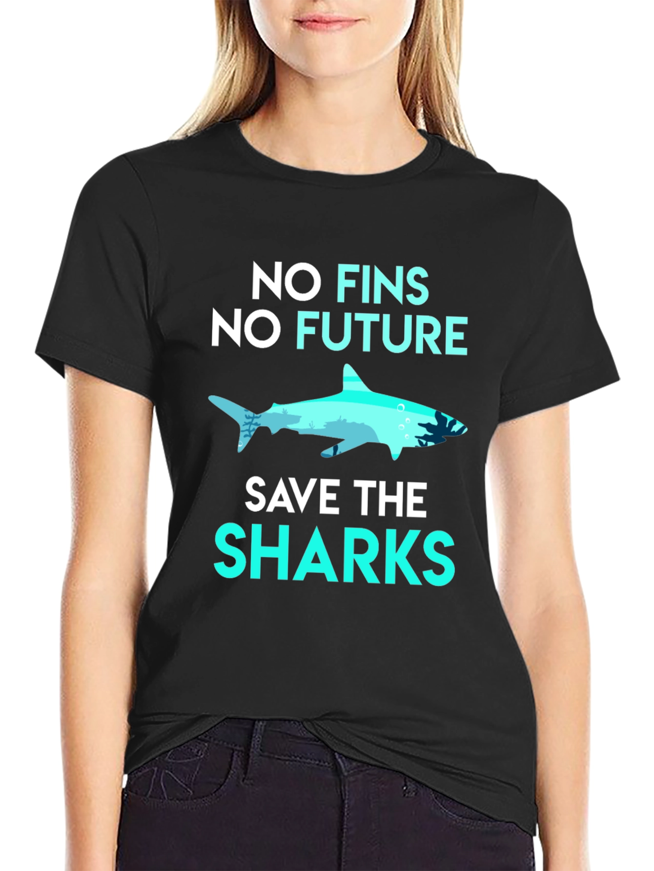 Save the Sharks Graphic T-Shirt