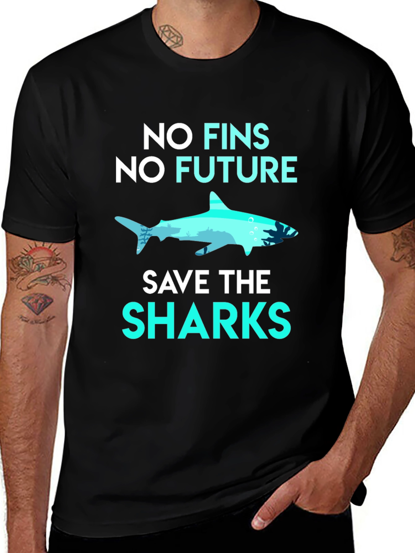 Save the Sharks Graphic T-Shirt