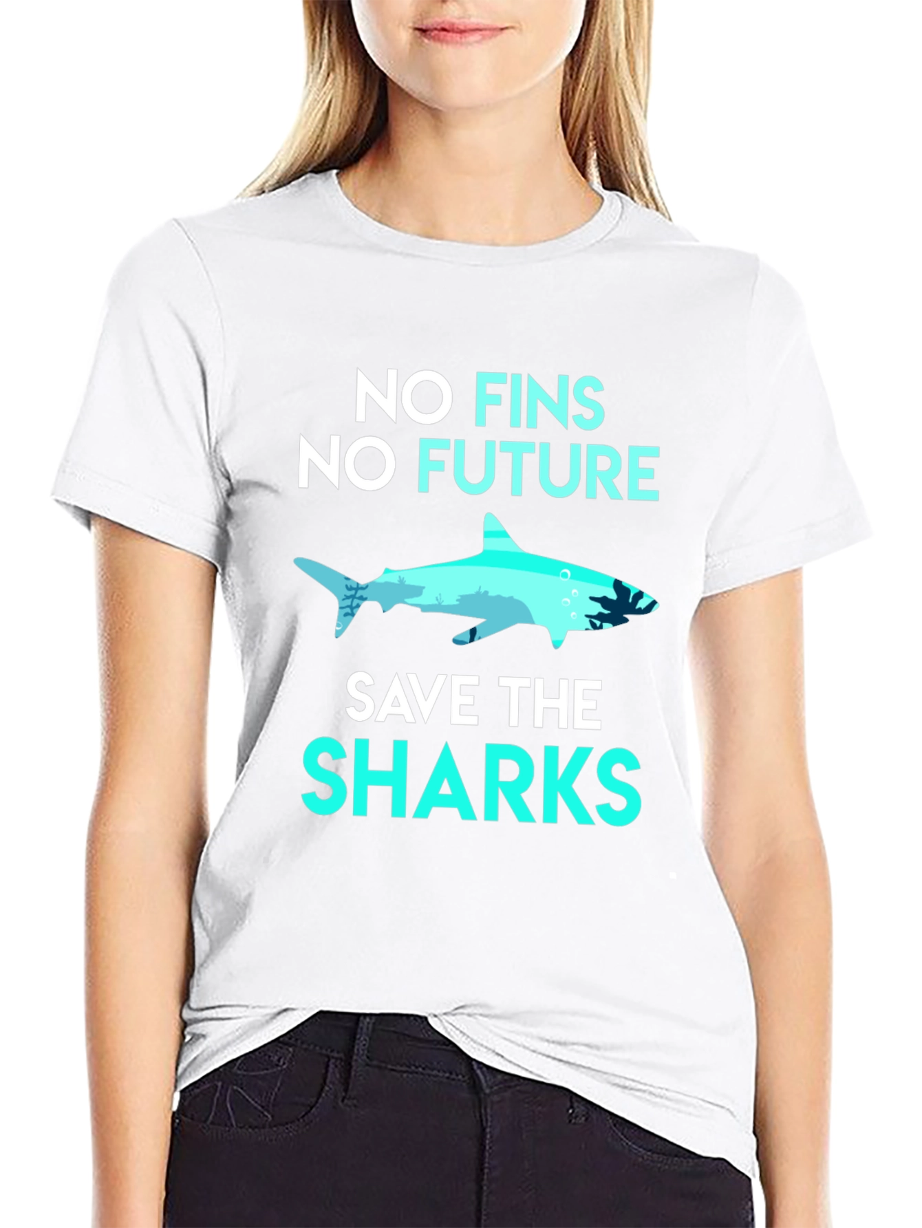 Save the Sharks Graphic T-Shirt
