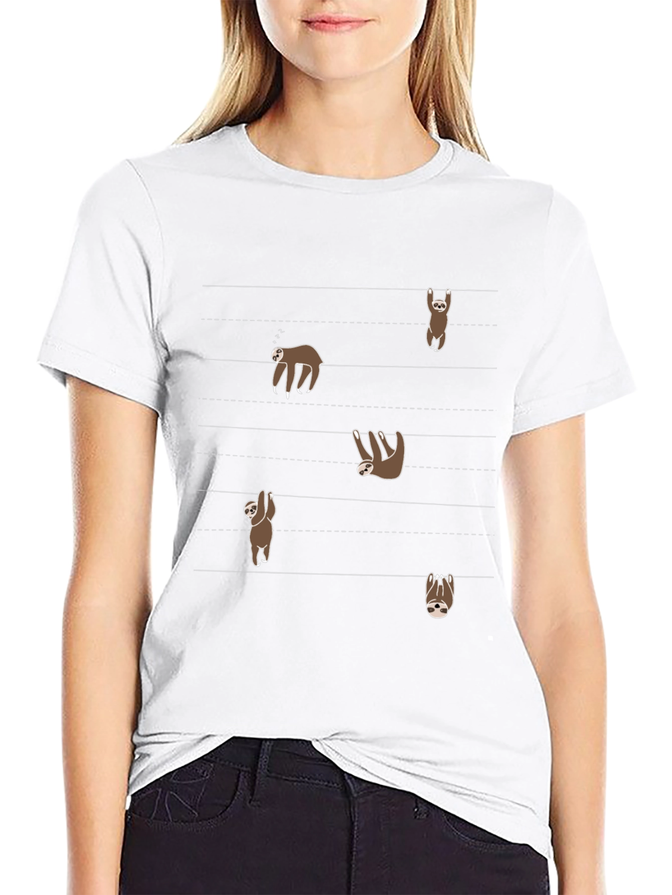 Sloth Hanging Around T-Shirt