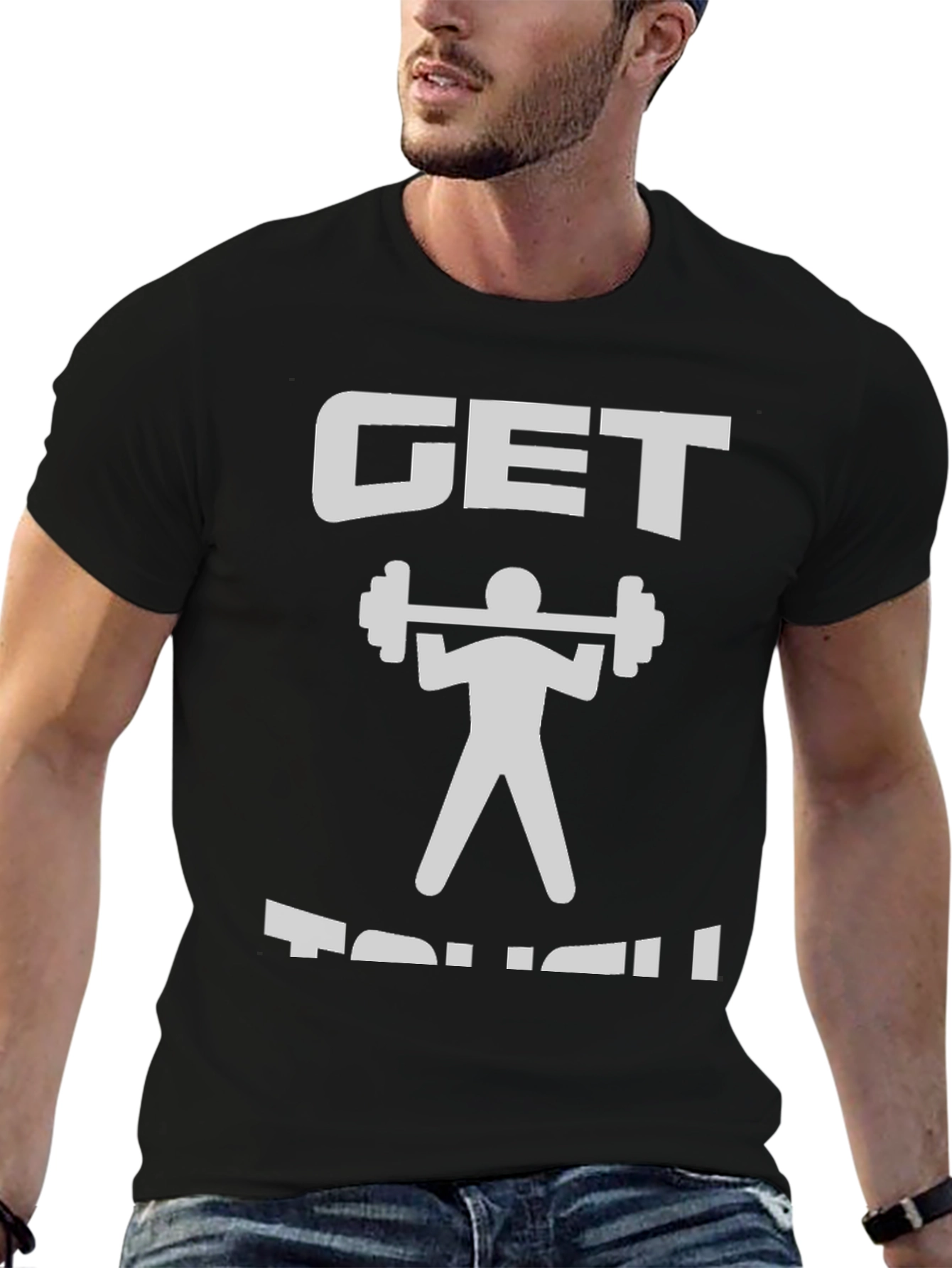 Get Tough Graphic T-Shirt - Gym Workout Tee