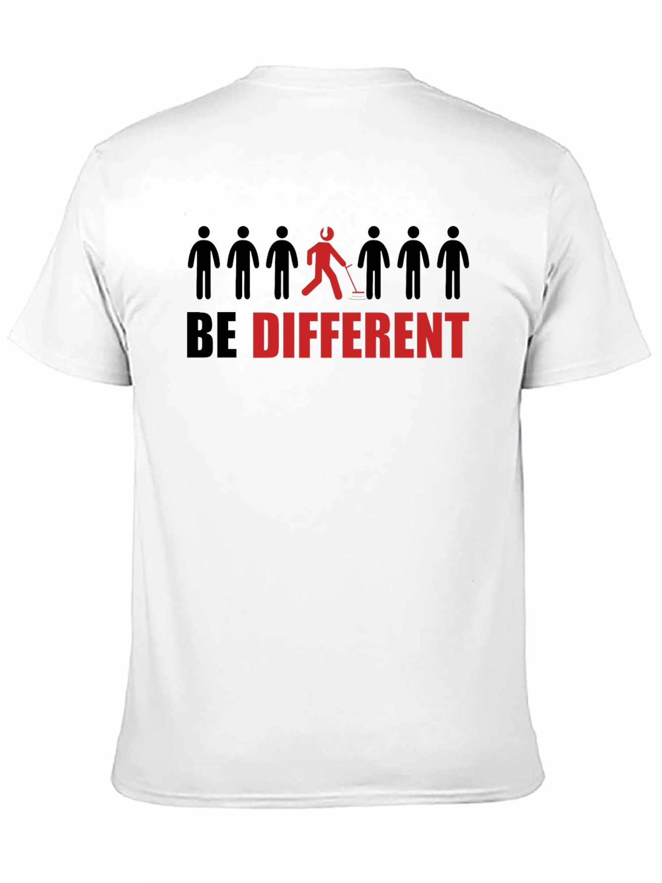 Be Different T-Shirt - Novelty Metal Detecting Design