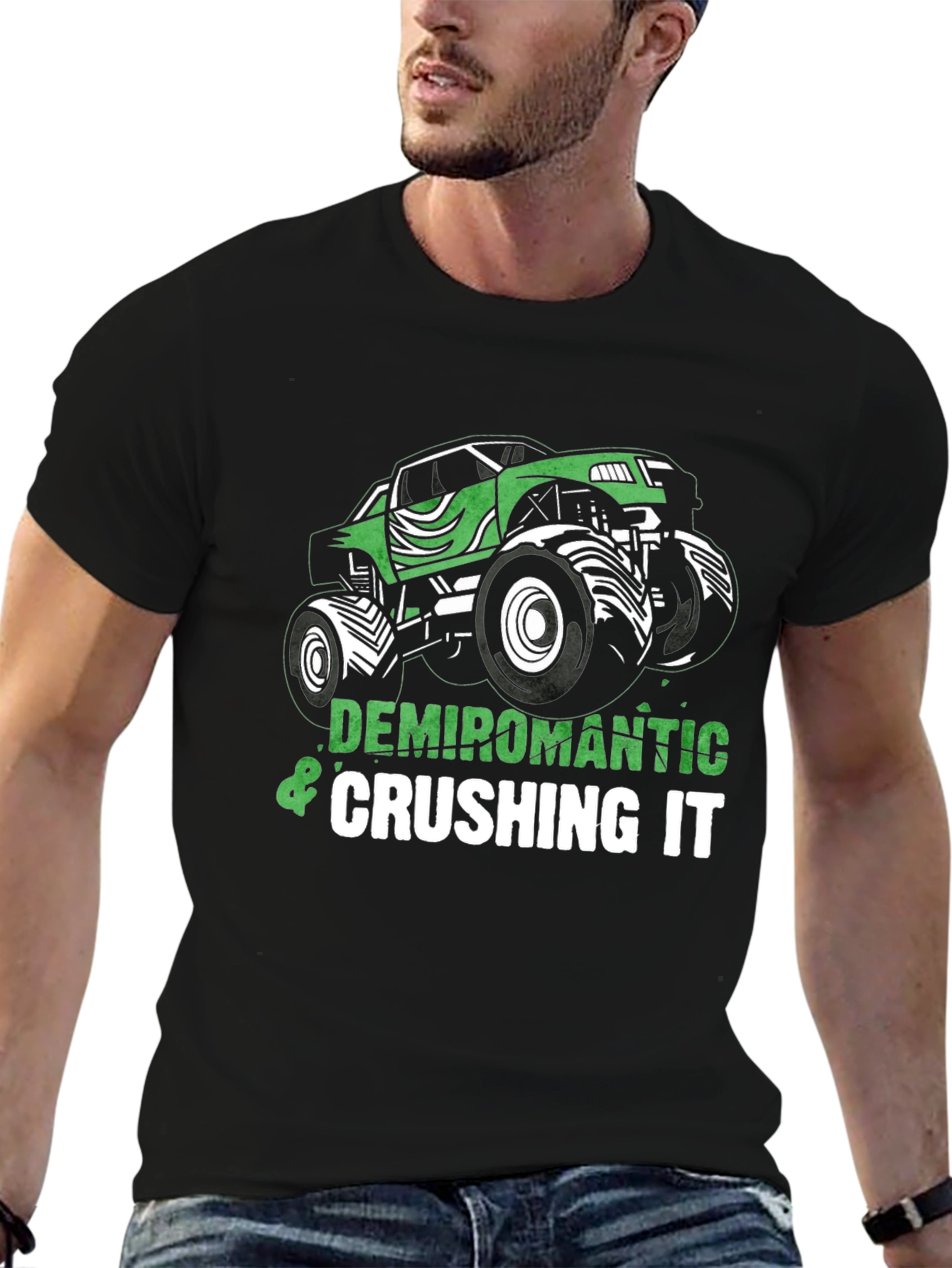 Demiromentic Crushing It Graphic Tee