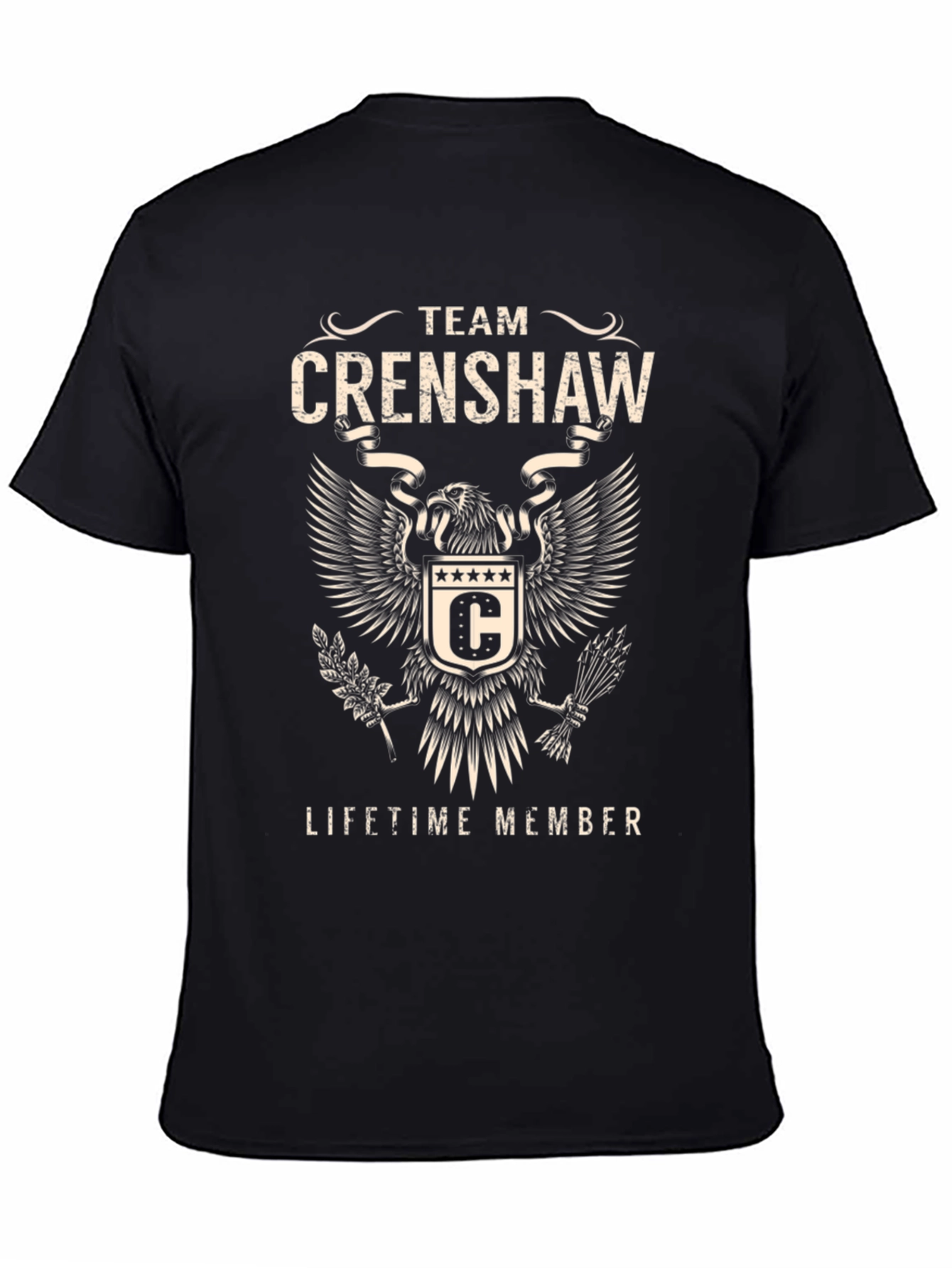 Team Crenshaw Lifetime Member Graphic T-Shirt