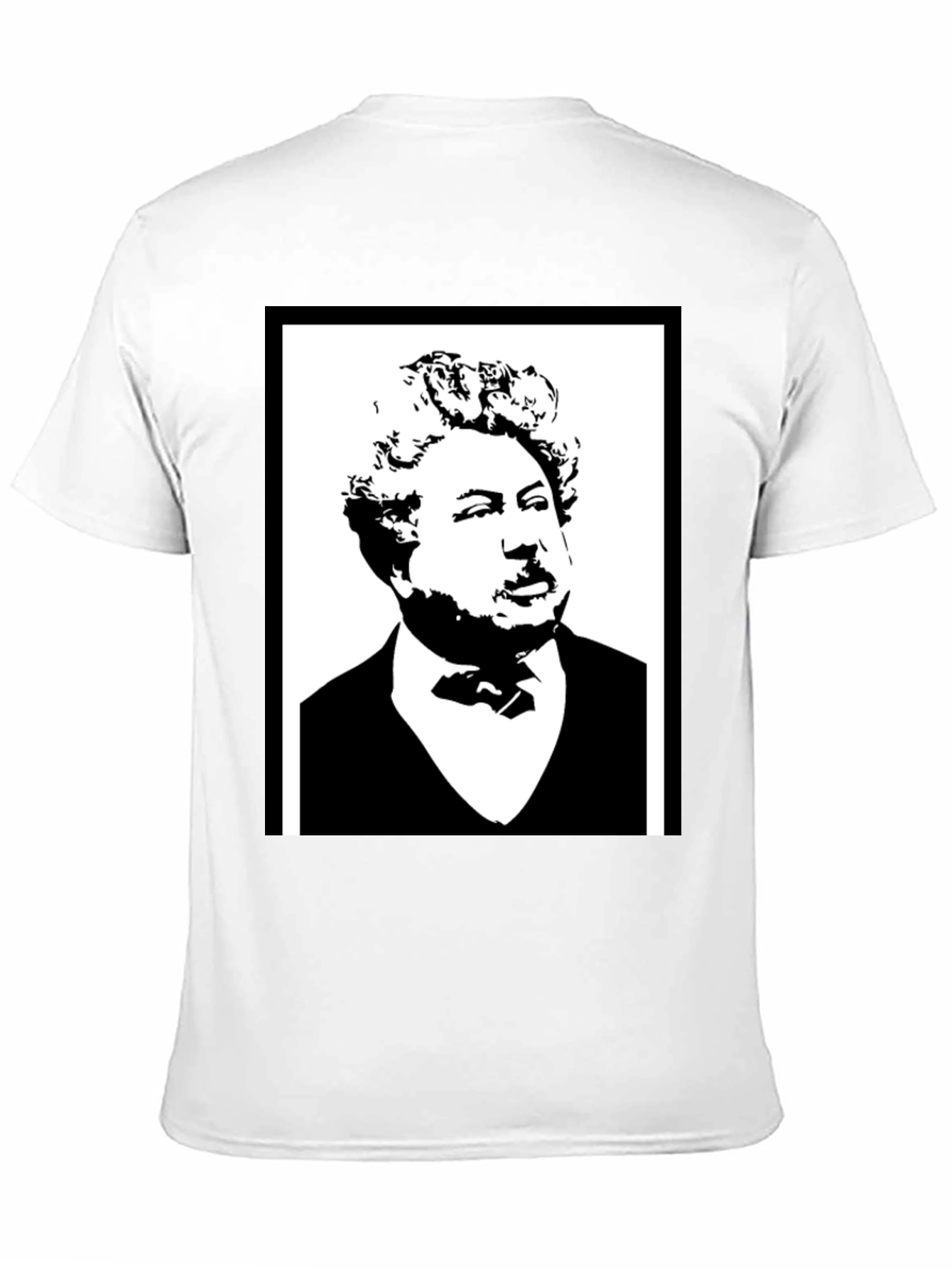 Dumas Portrait T-Shirt - Classic Black Tee