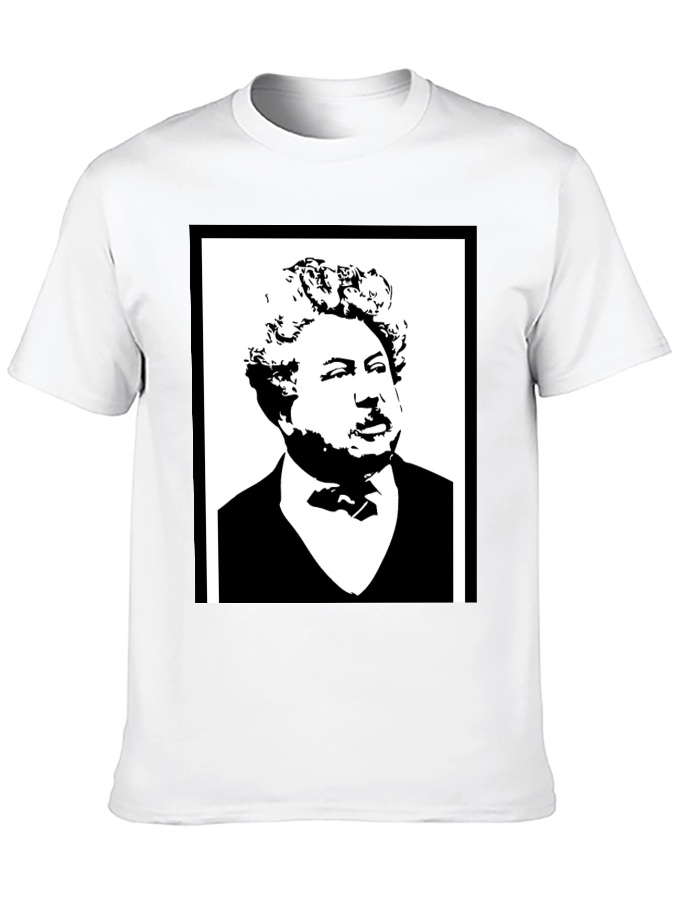 Dumas Portrait T-Shirt - Classic Black Tee