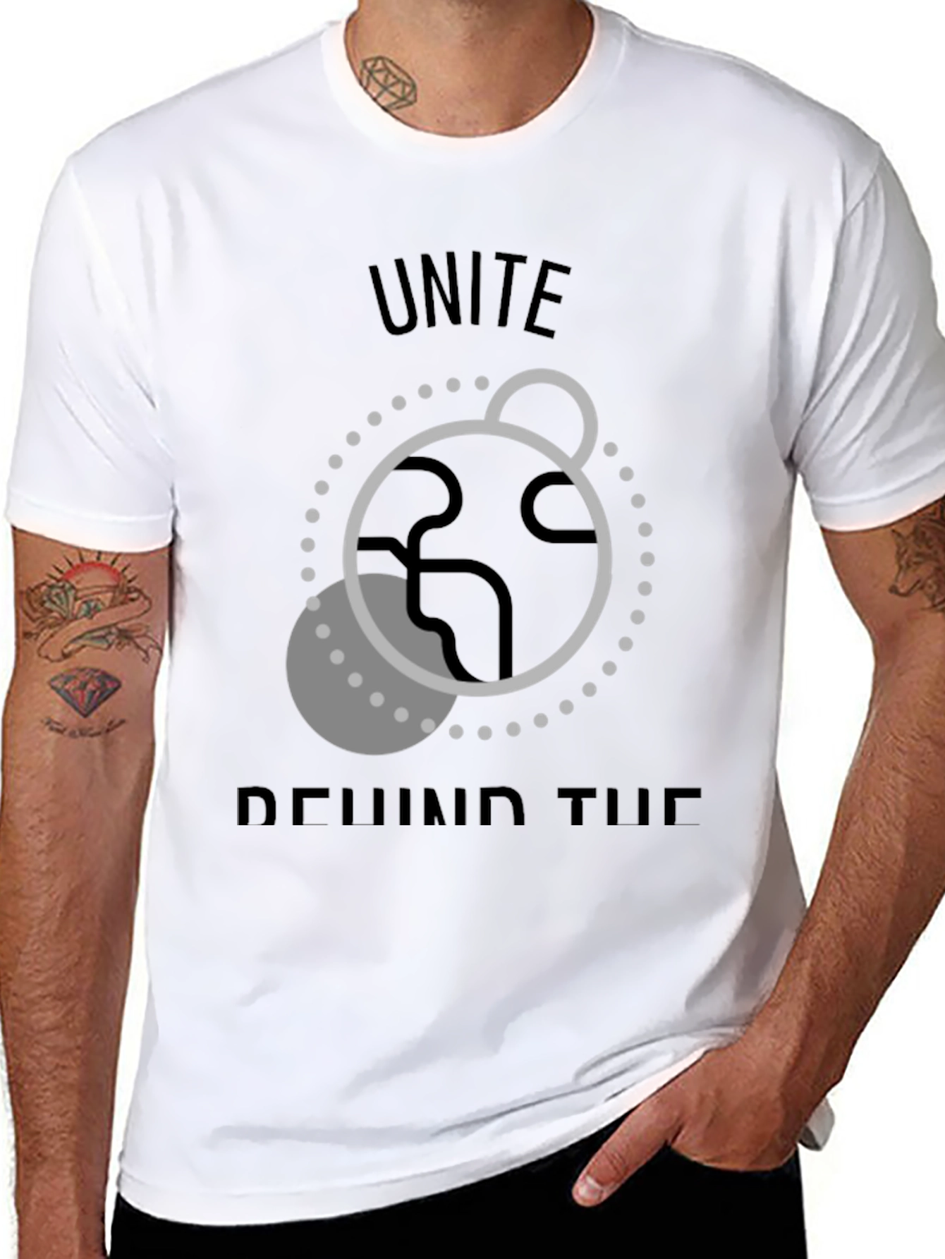 Unite T-Shirt - Modern Graphic Tee