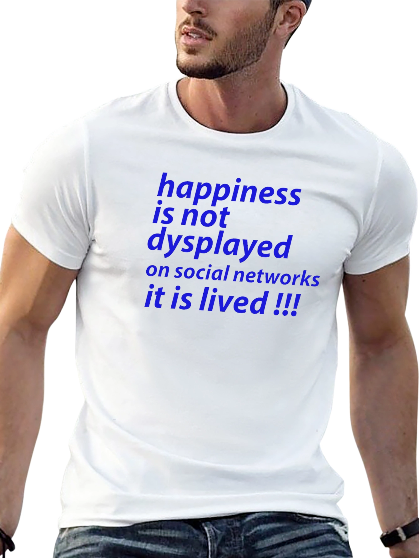 Happiness Lived T-Shirt - Inspiring Graphic Tee