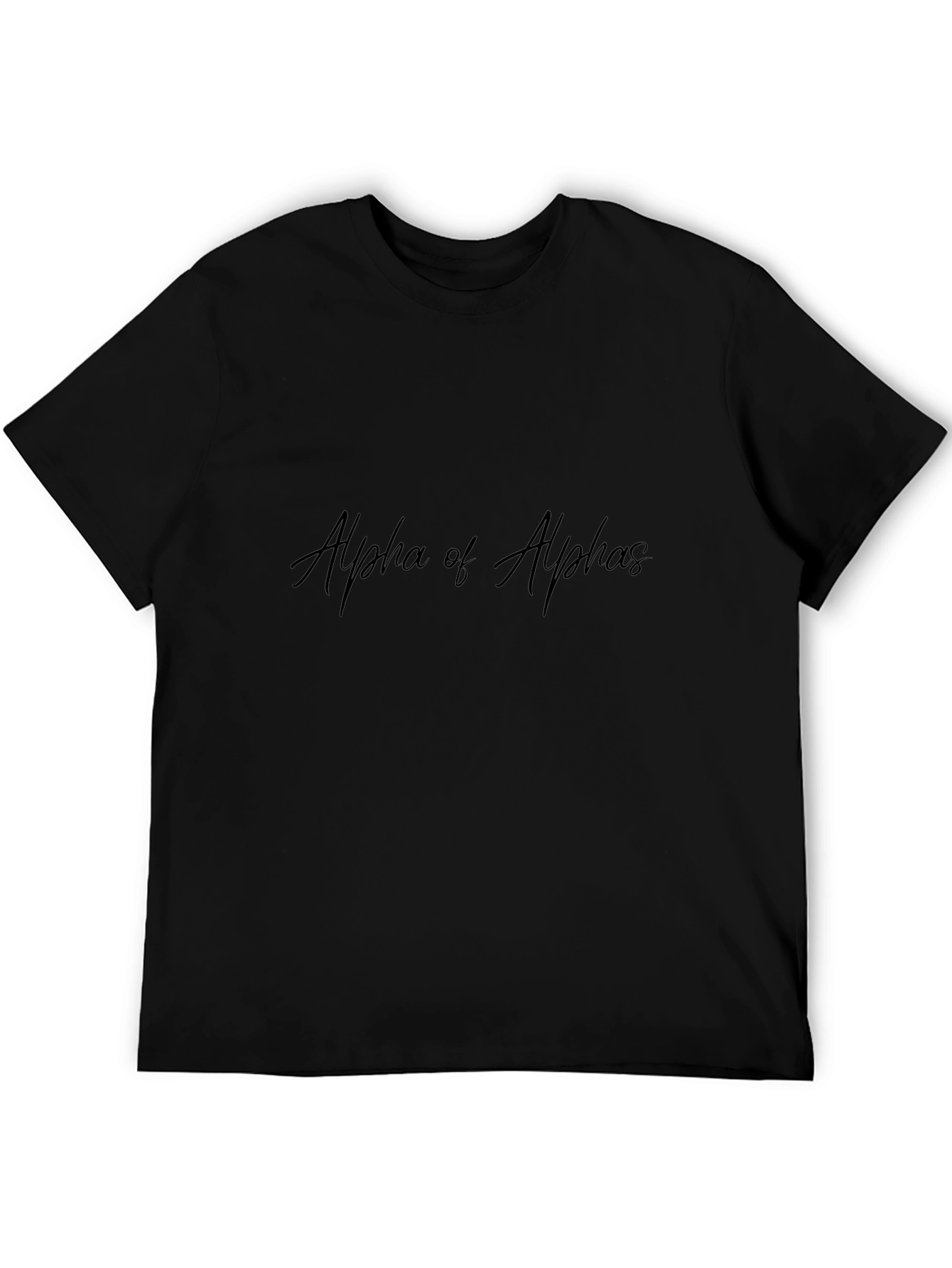 Alpha of Alphas Black T-Shirt