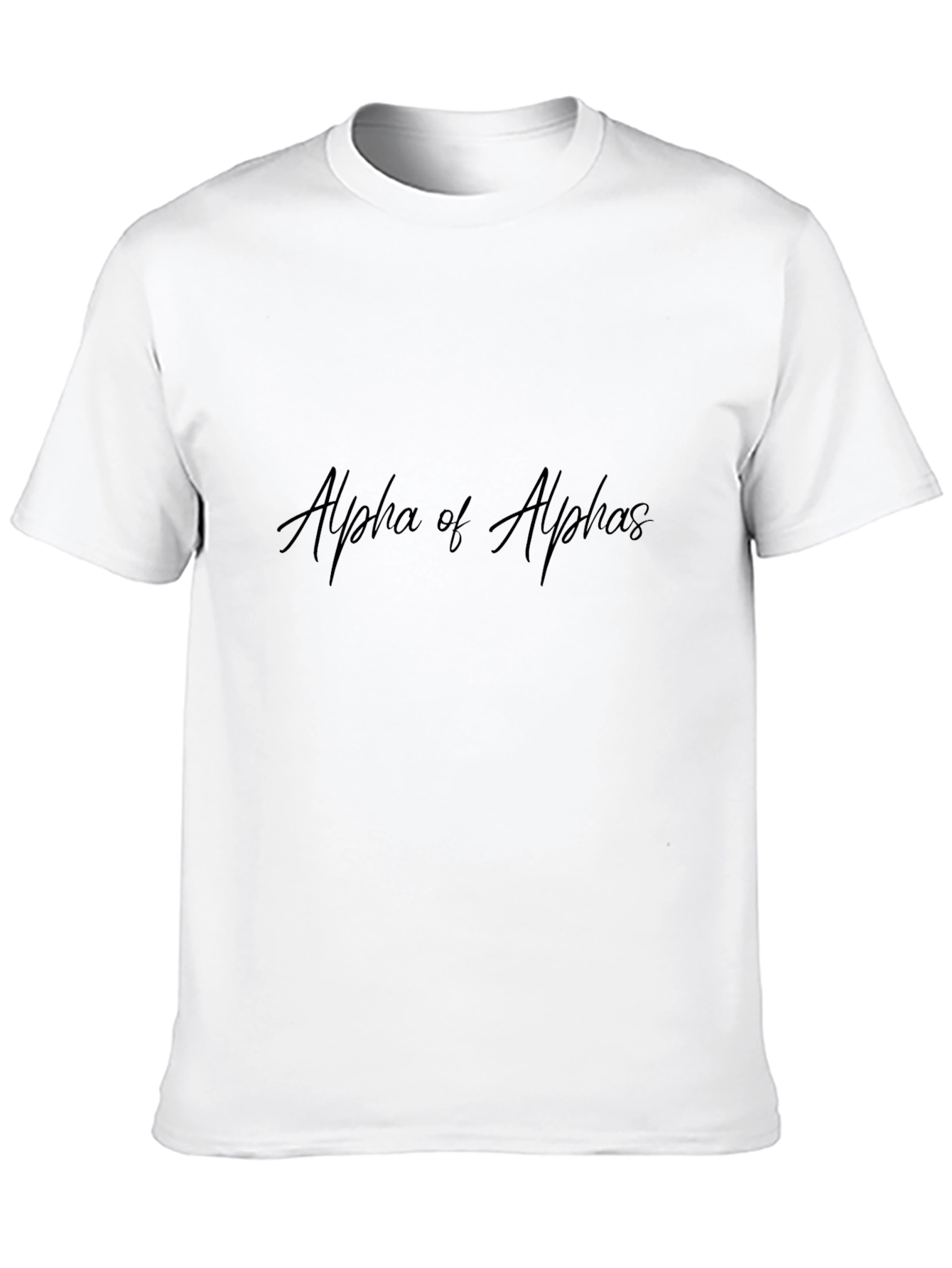 Alpha of Alphas Black T-Shirt