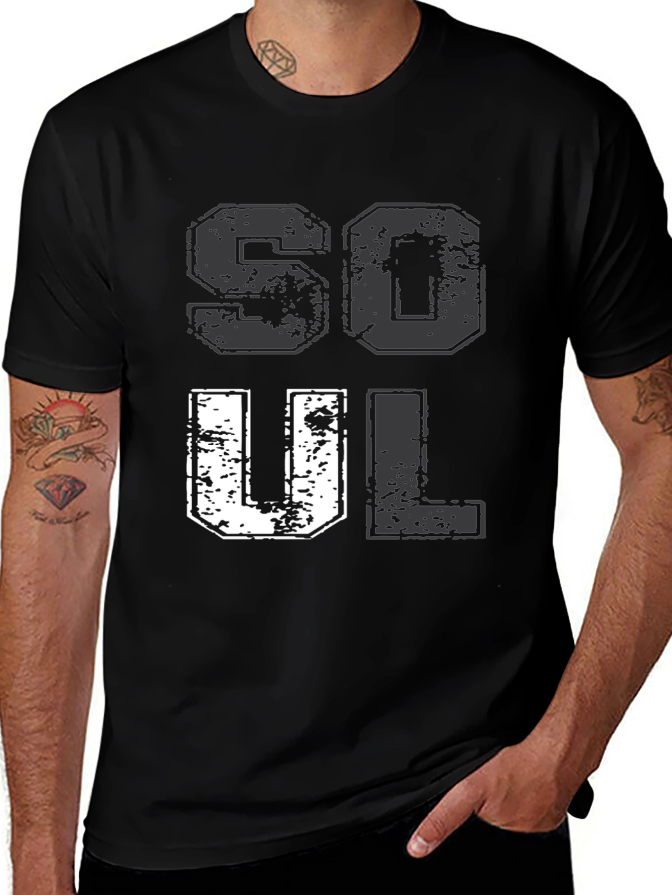 Soul Graphic Print Mens T-Shirt