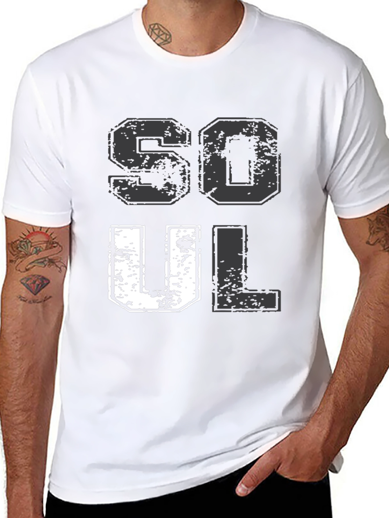 Soul Graphic Print Mens T-Shirt