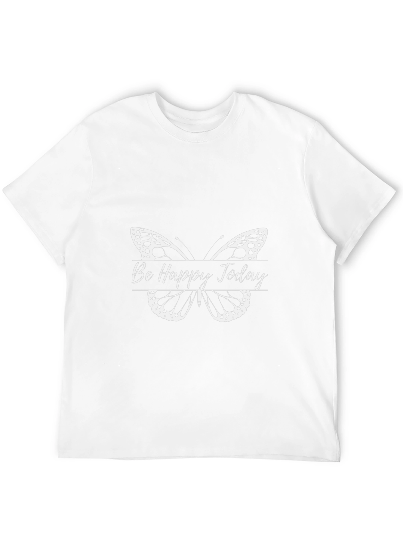 Be Happy Today Butterfly Graphic Tee