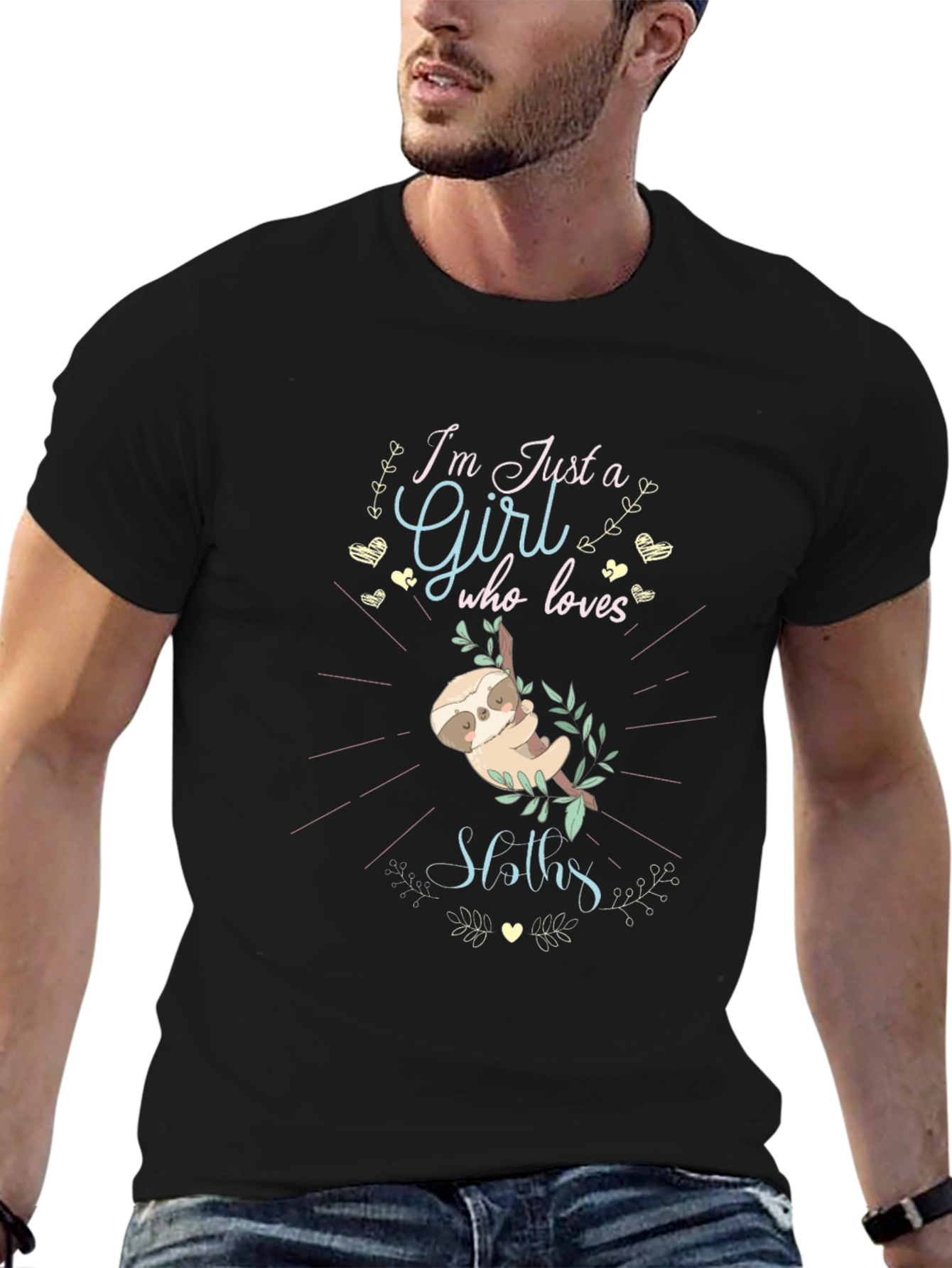 Im Just a Girl Who Loves Sloths T-Shirt