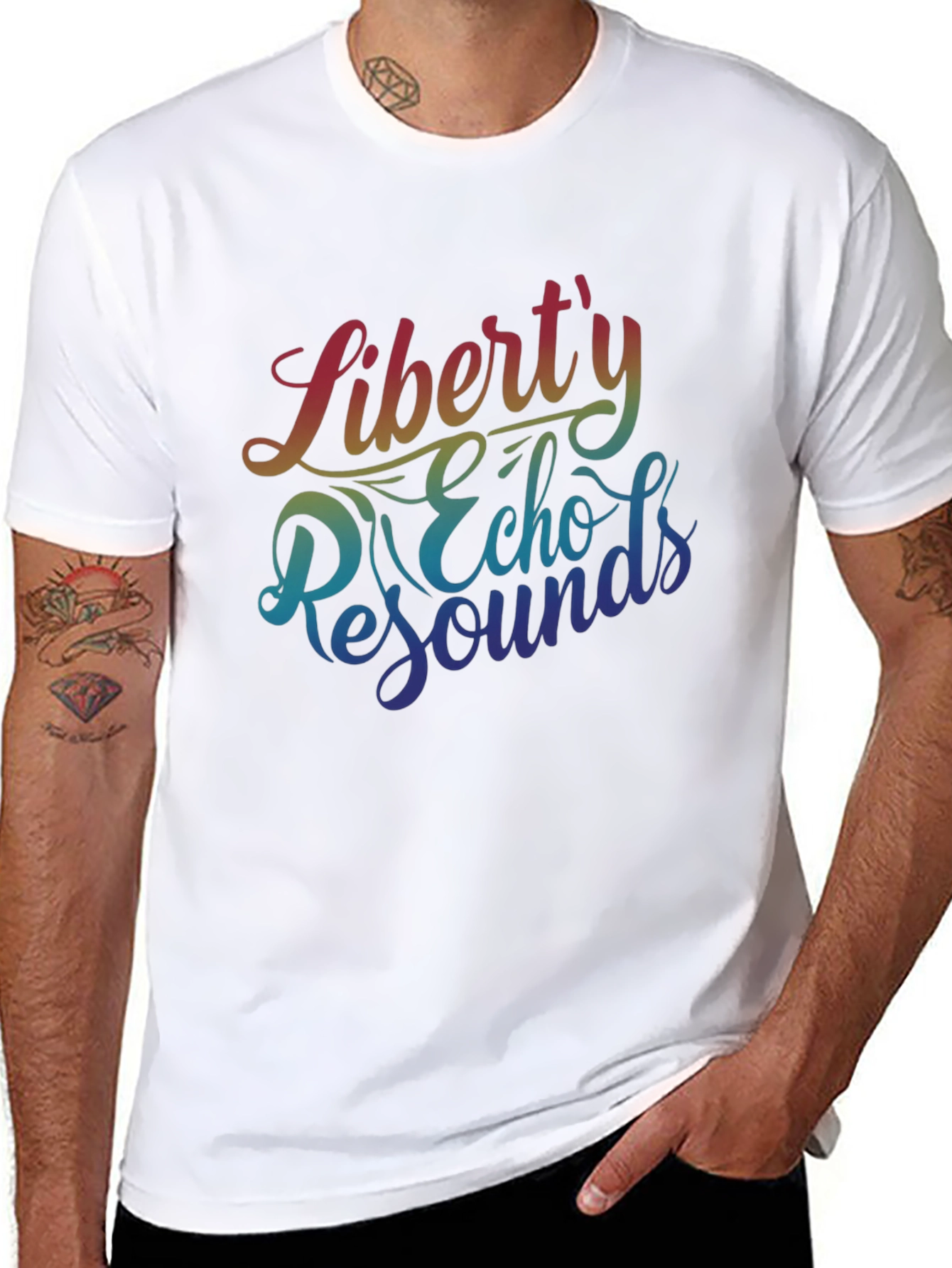 Liberty Echoes Resounds Graphic Tee