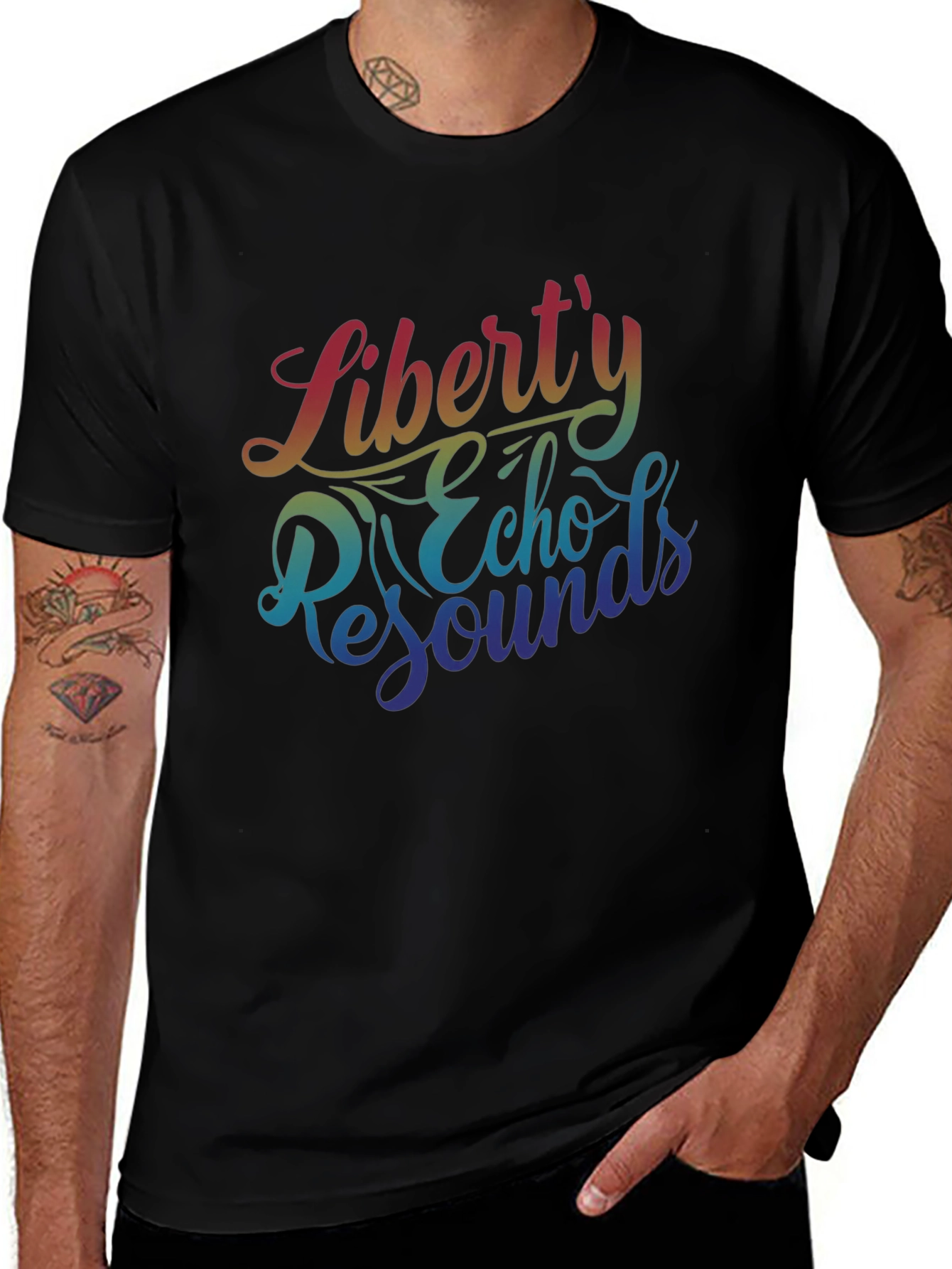 Liberty Echoes Resounds Graphic Tee