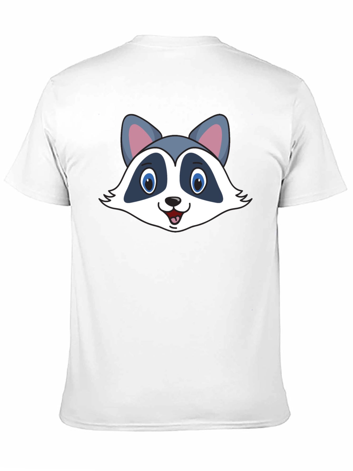 Raccoon Graphic T-Shirt - Black Cotton Tee