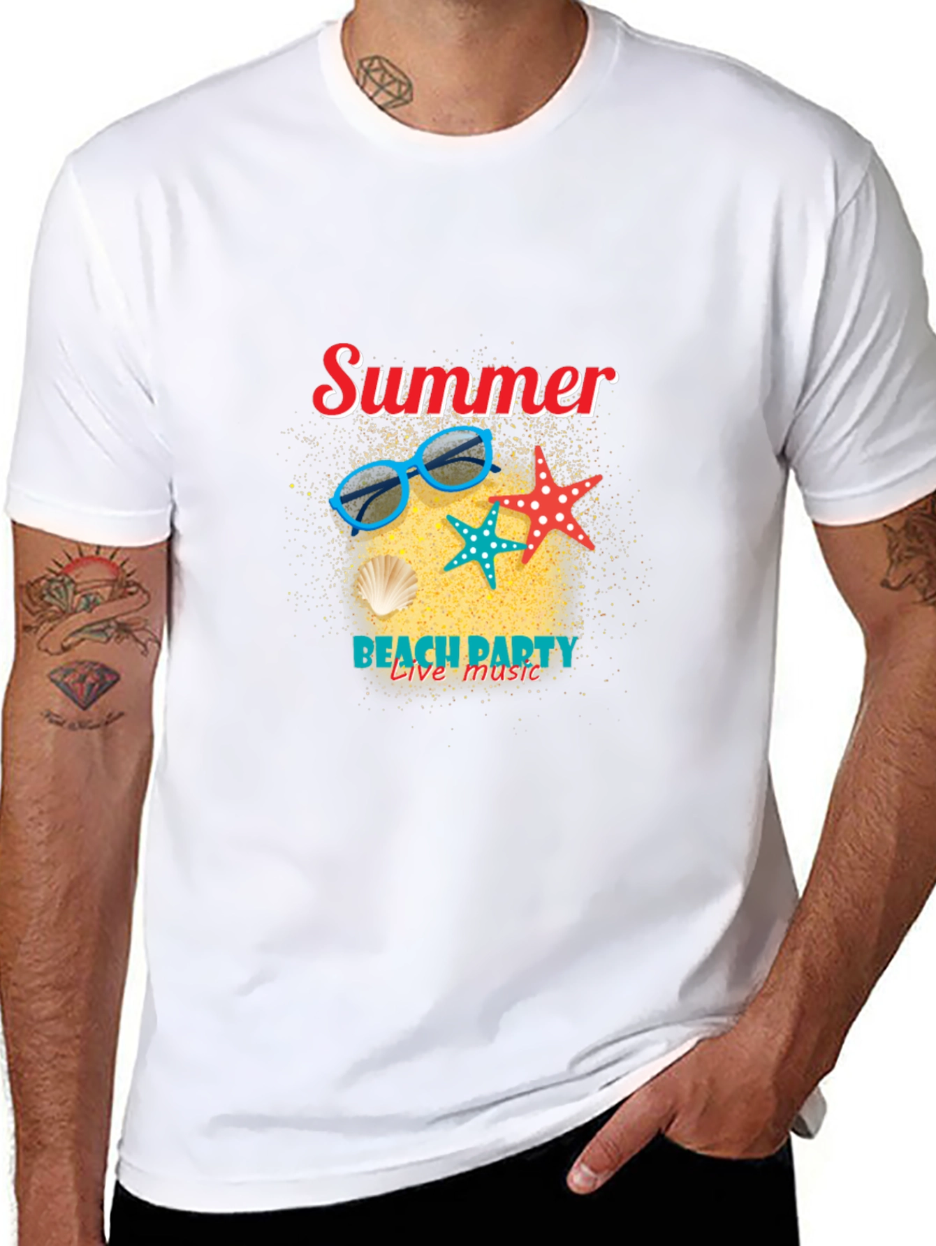 Summer Beach Party T-Shirt - Cool Graphic Tee