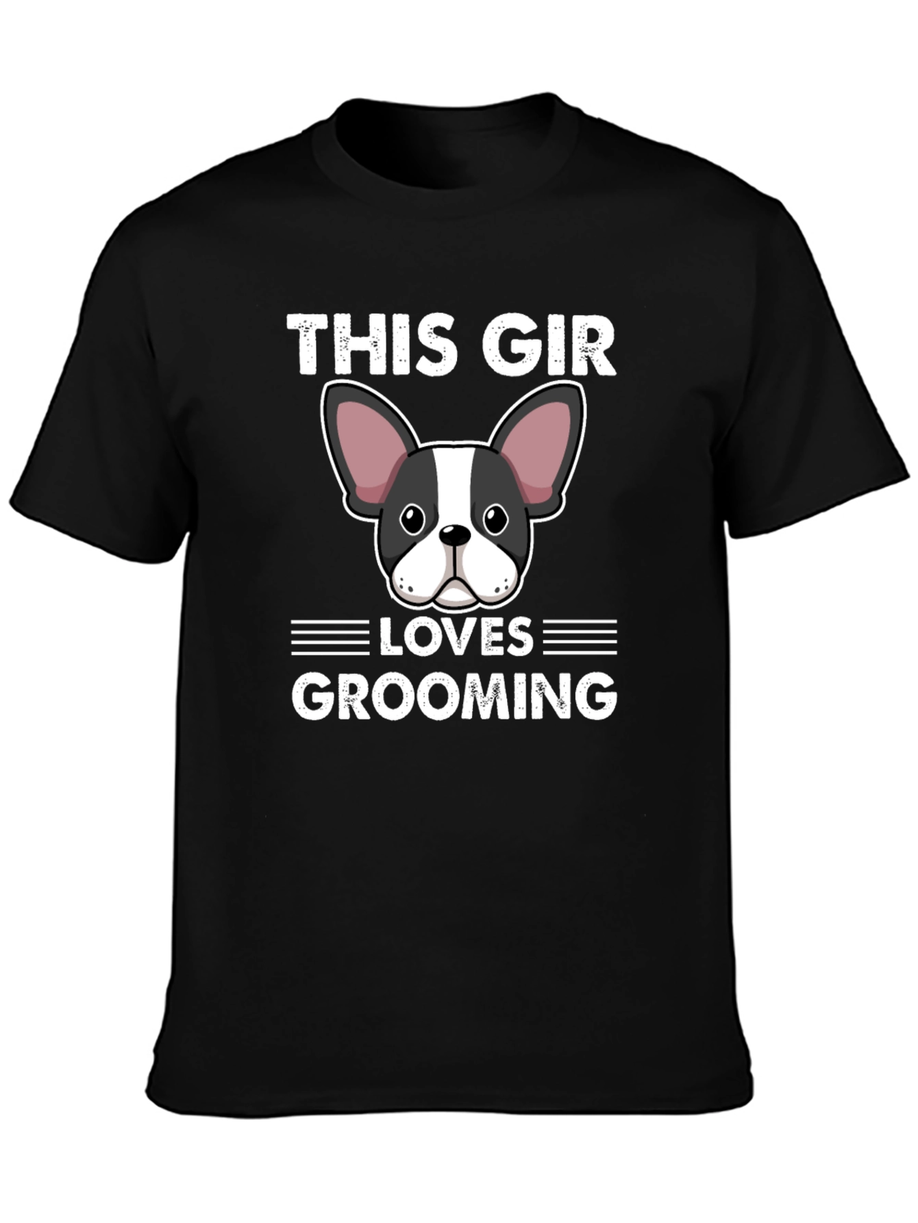 This Girl Loves Grooming Dog Graphic T-Shirt