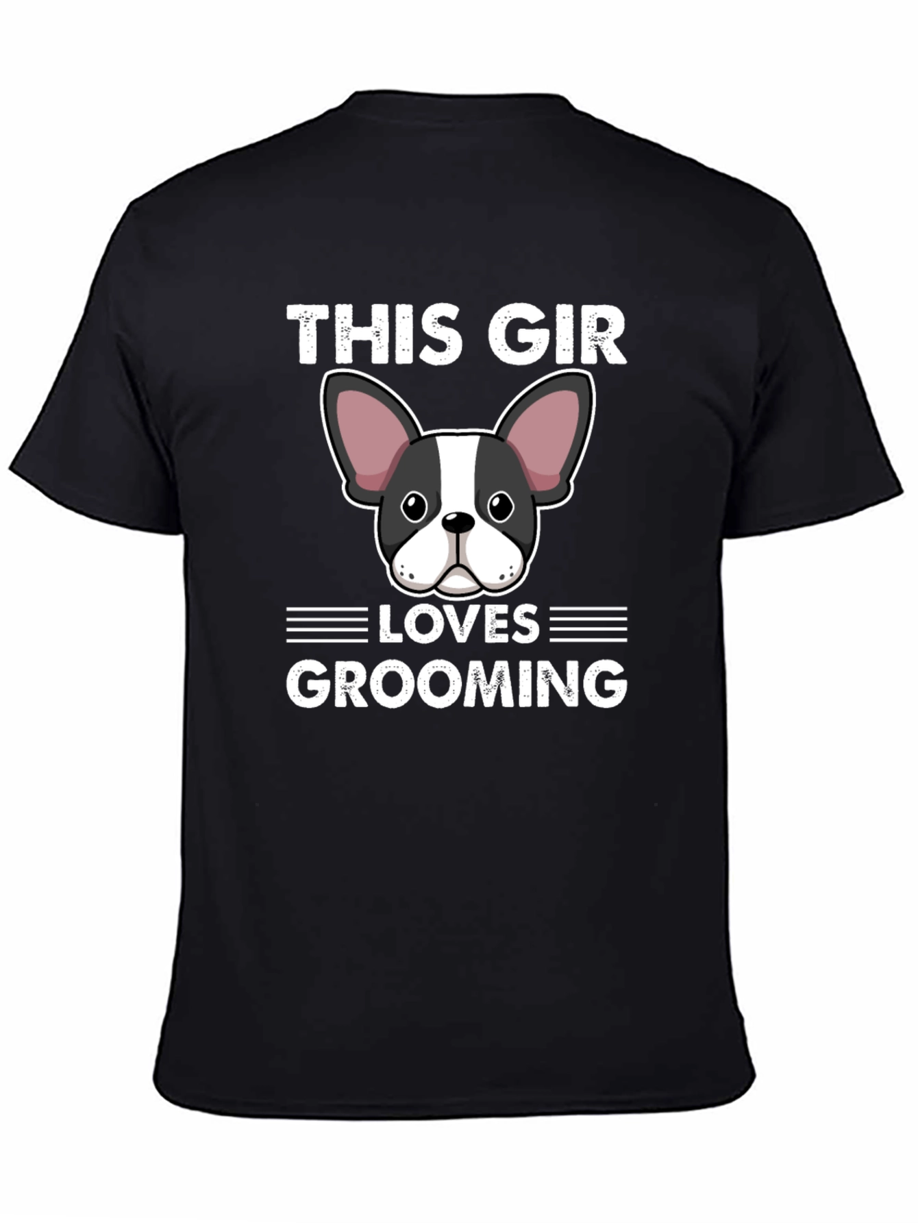 This Girl Loves Grooming Dog Graphic T-Shirt