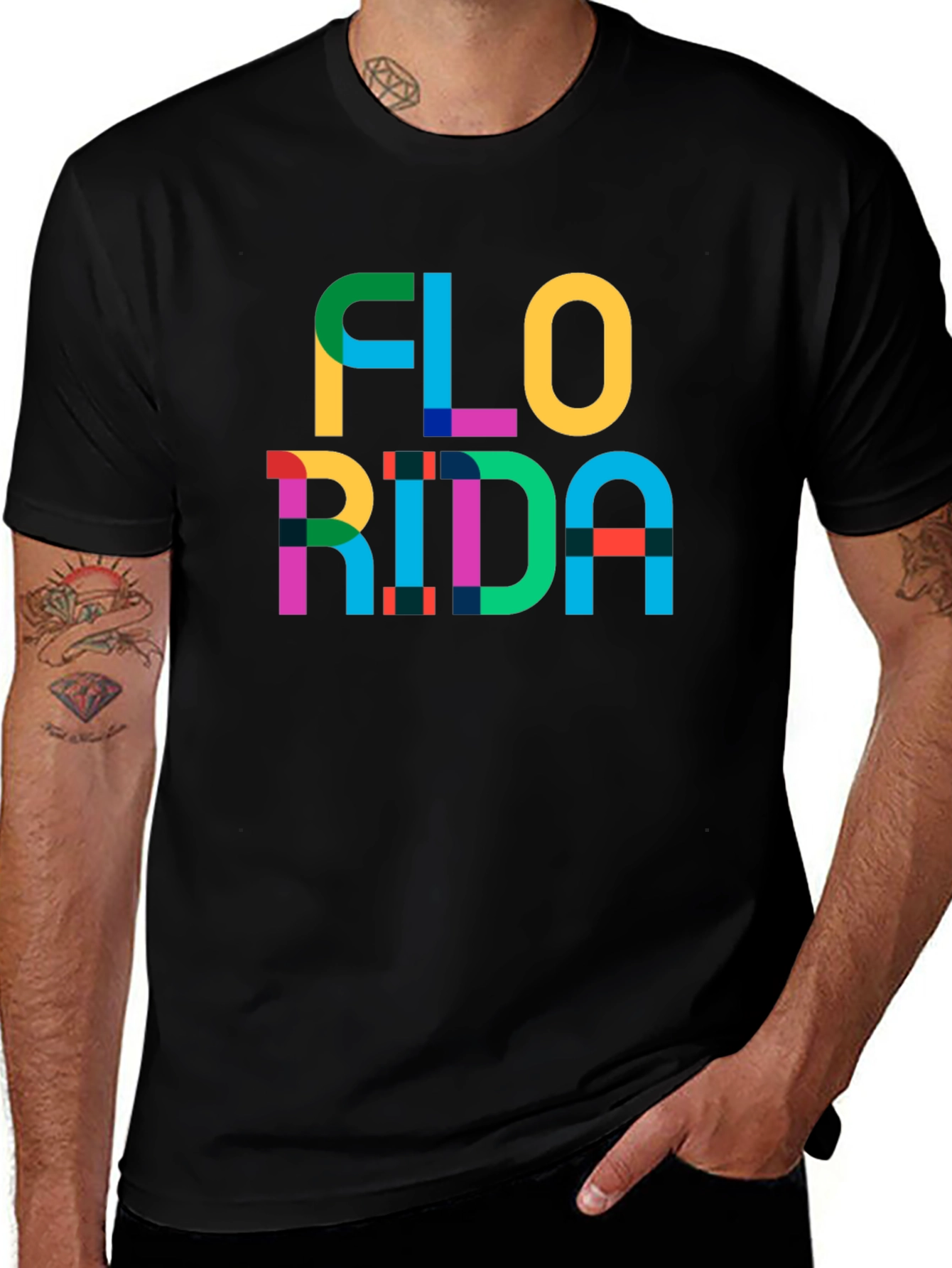 Florida Graphic Black T-Shirt