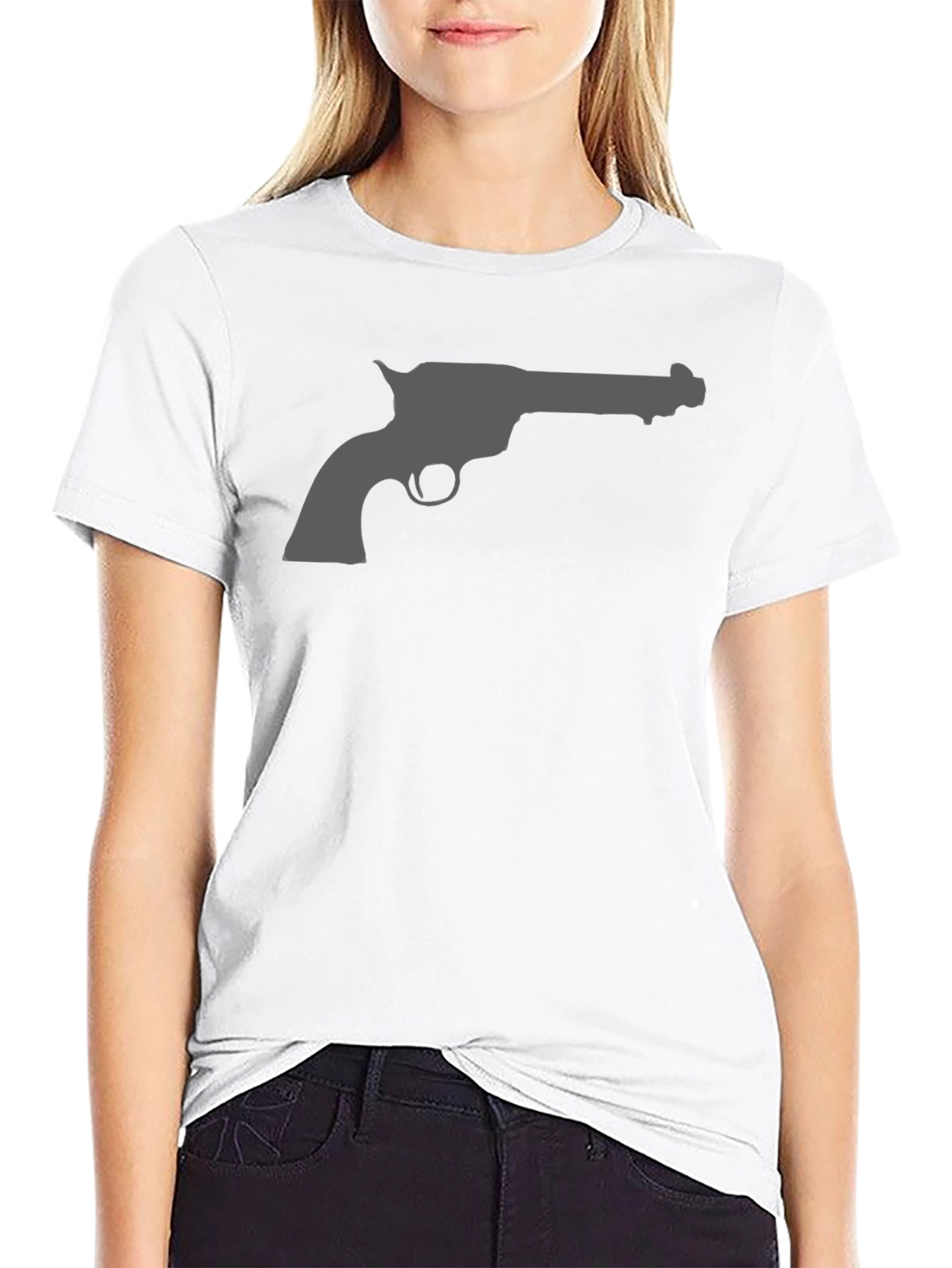 Revolver Graphic T-Shirt - Classic Western Style