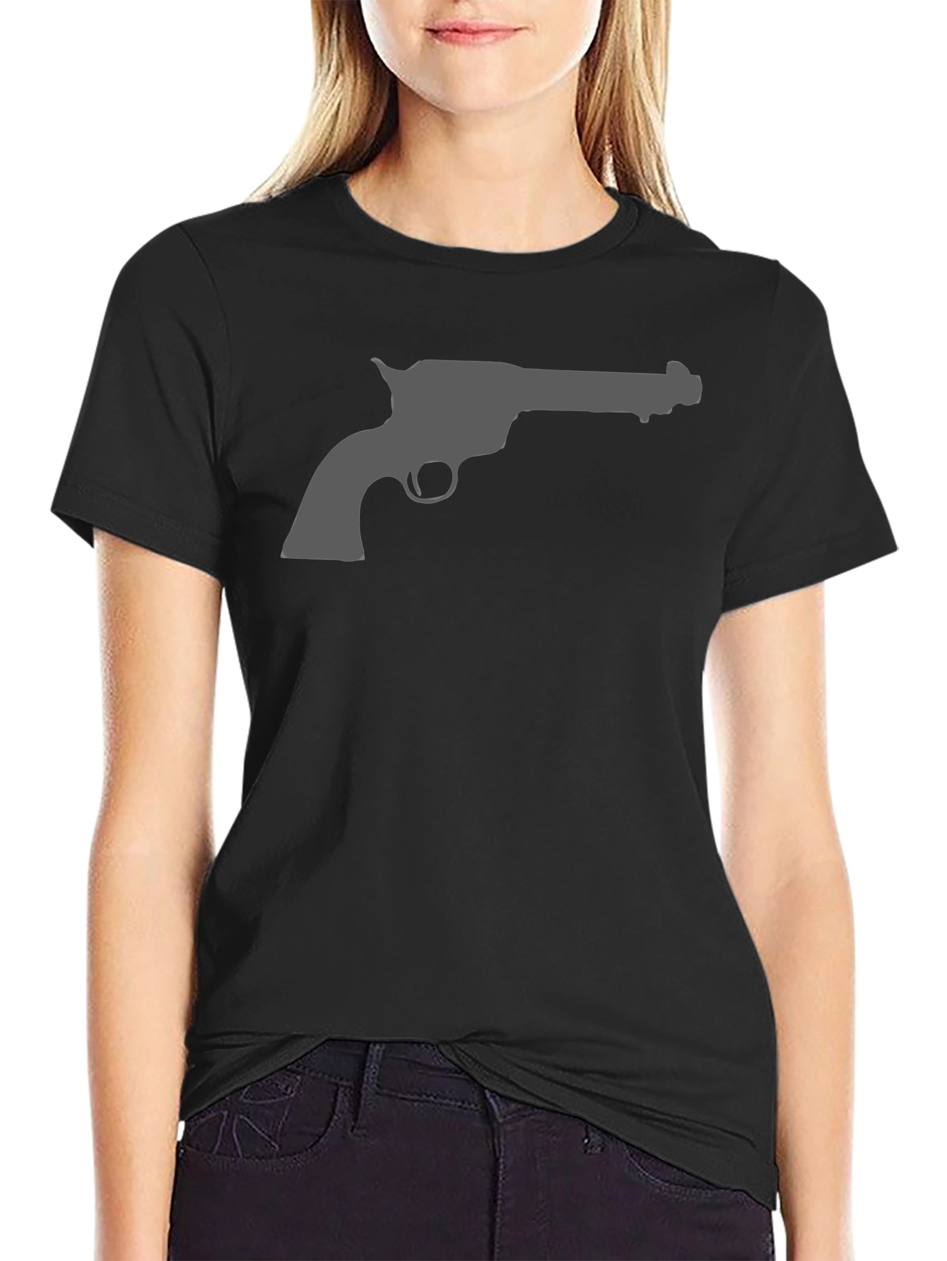 Revolver Graphic T-Shirt - Classic Western Style