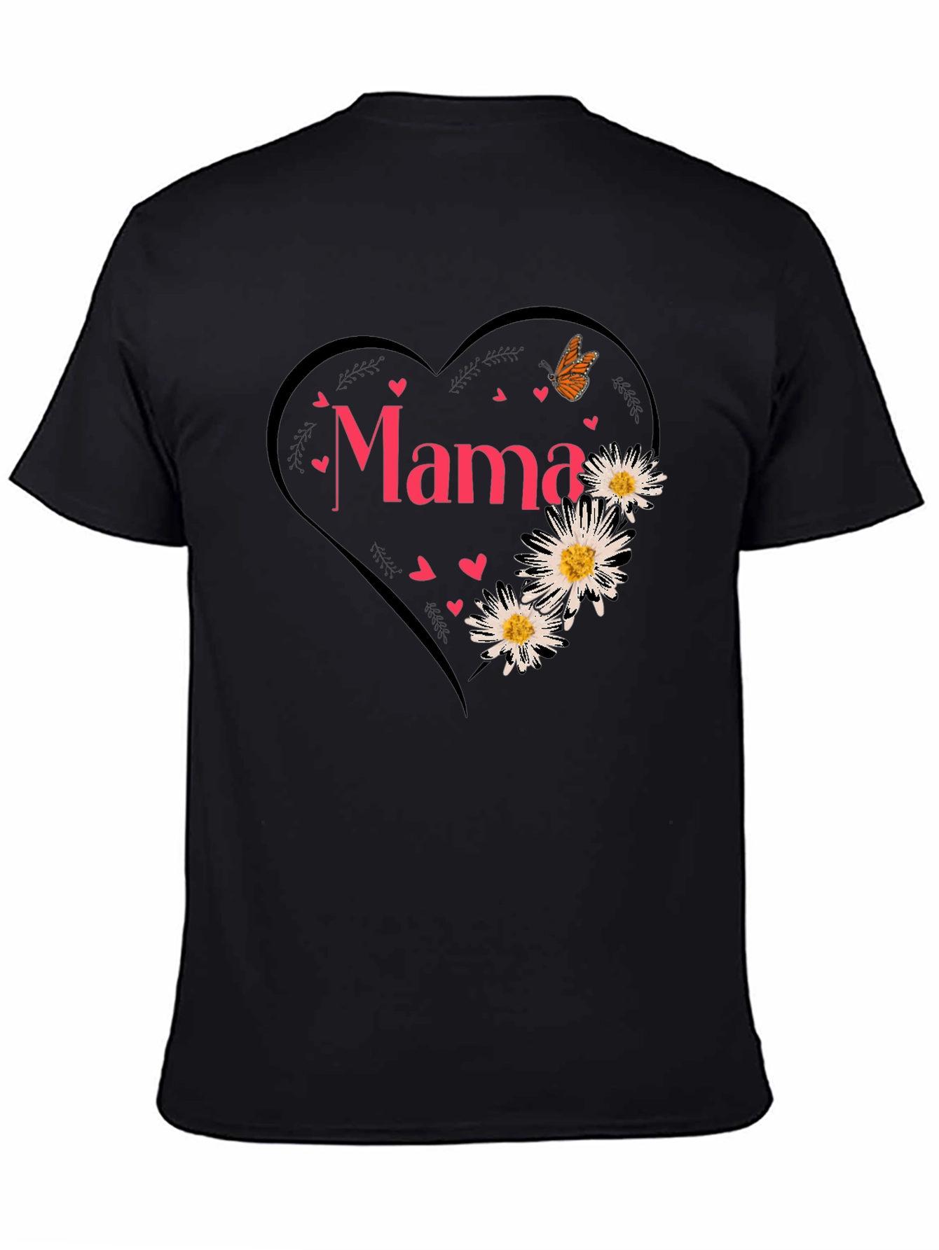 Mama Heart Graphic Tee - Cute Mothers Day Shirt