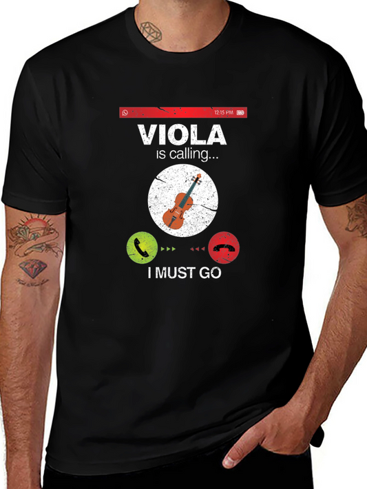 Viola Calling T-Shirt - Musician Novelty Tee