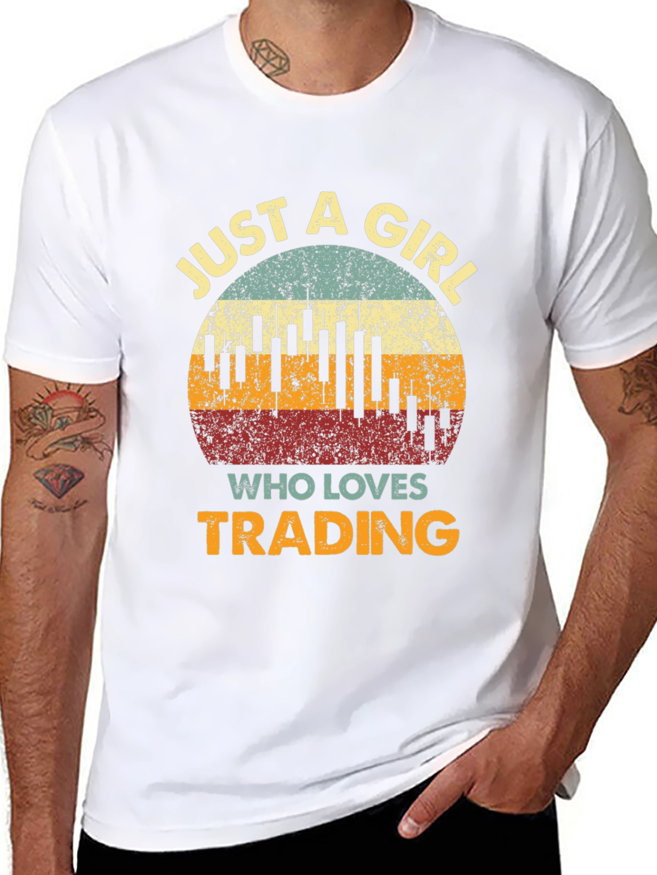 Just a Girl Who Loves Trading T-Shirt