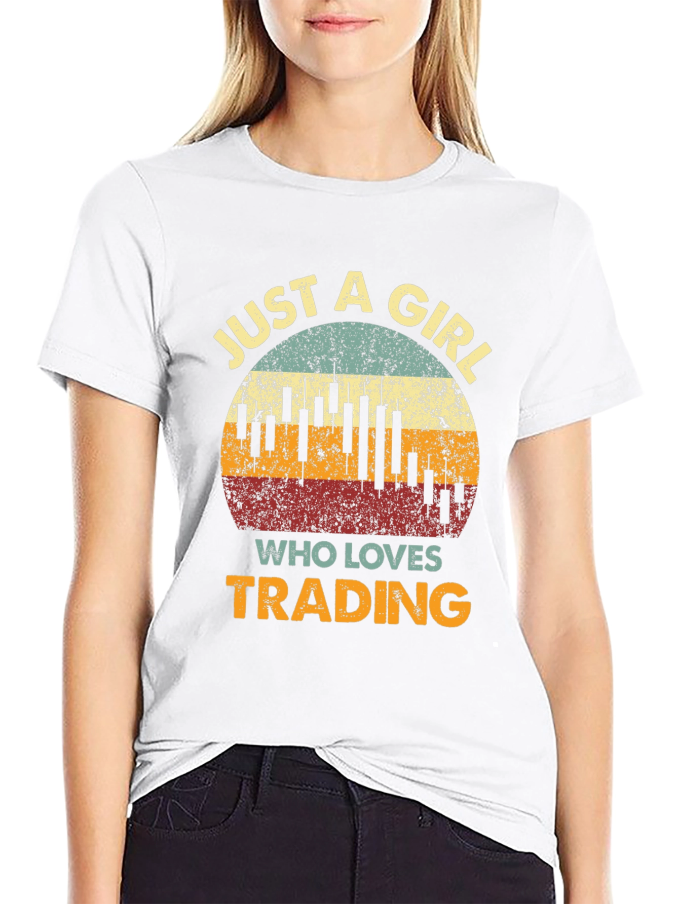 Just a Girl Who Loves Trading T-Shirt