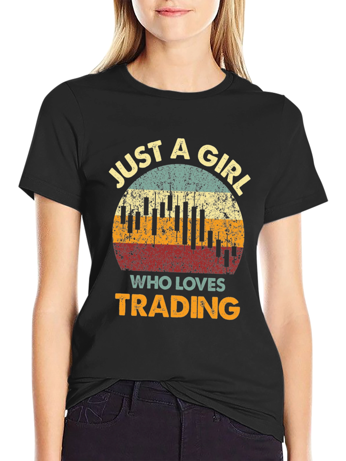 Just a Girl Who Loves Trading T-Shirt
