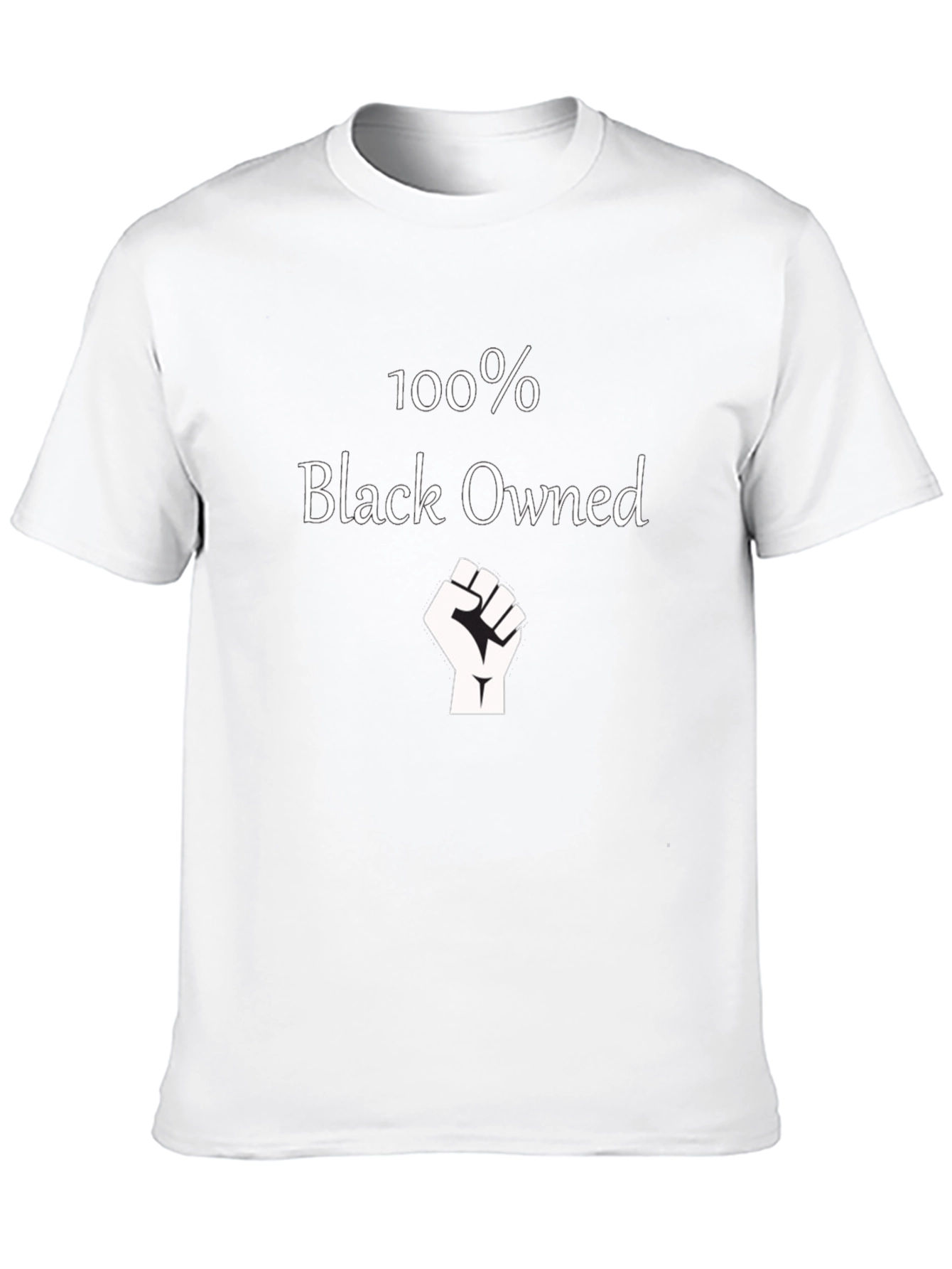 100% Black Owned T-Shirt -✊ Black Pride