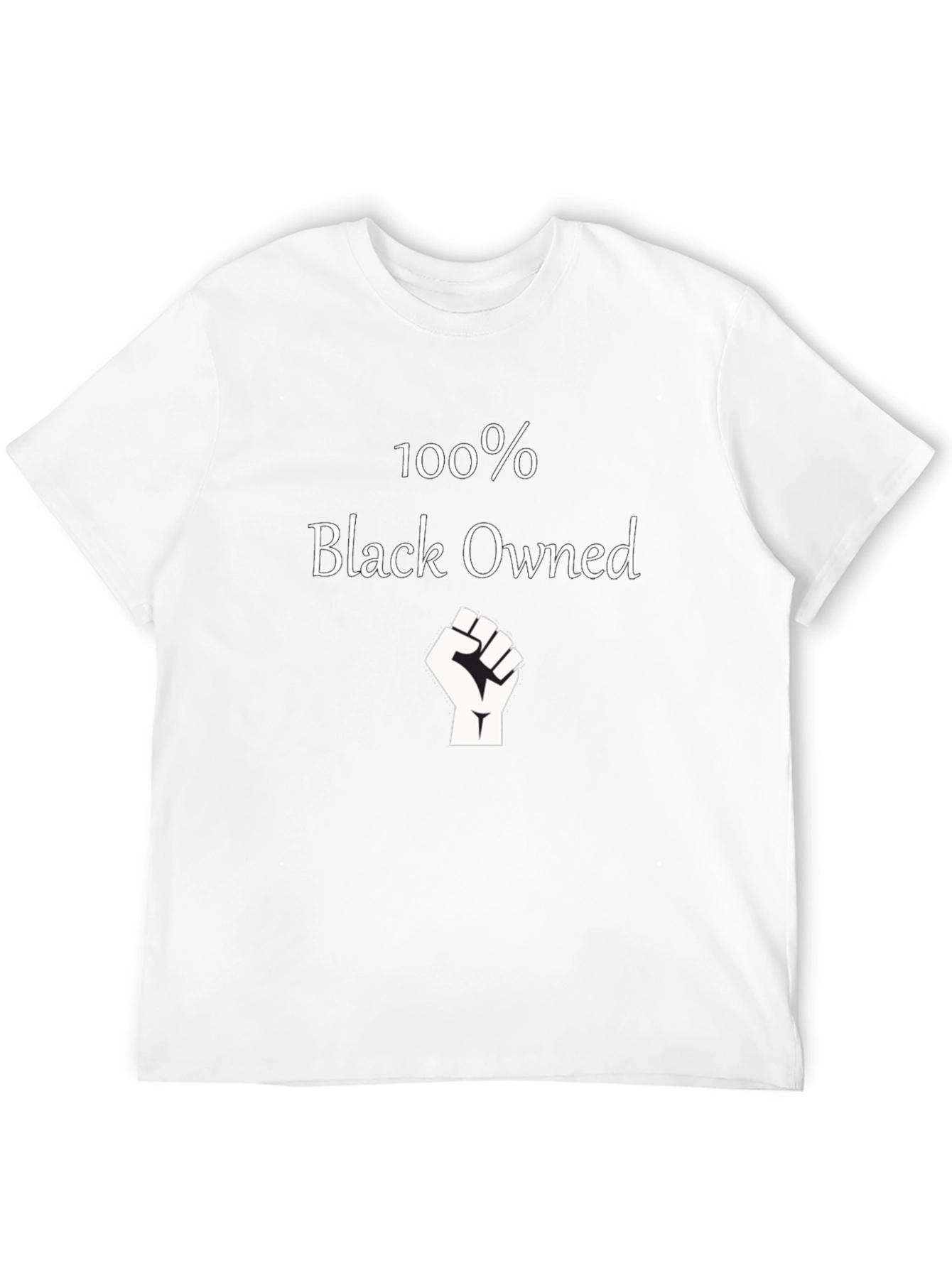 100% Black Owned T-Shirt -✊ Black Pride