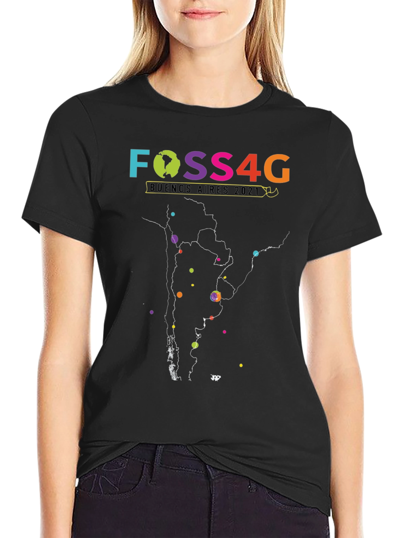 FOSS4G Buenos Aires 2021 Graphic T-Shirt